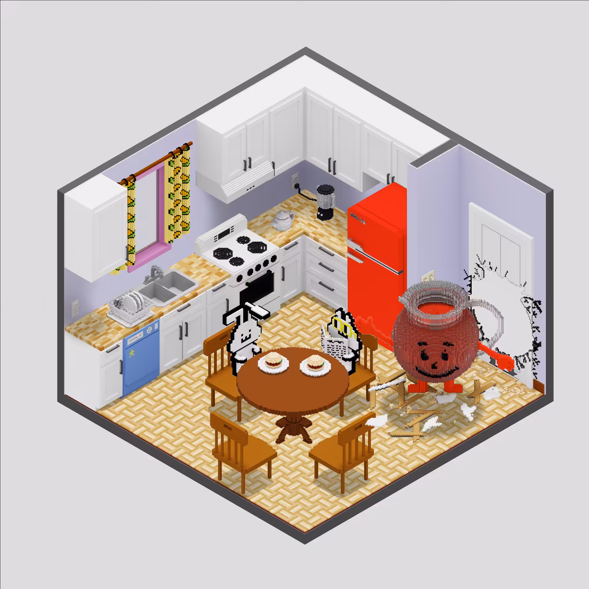 Many-Rooms Interpretation: Kitchen: Kitchen #7
