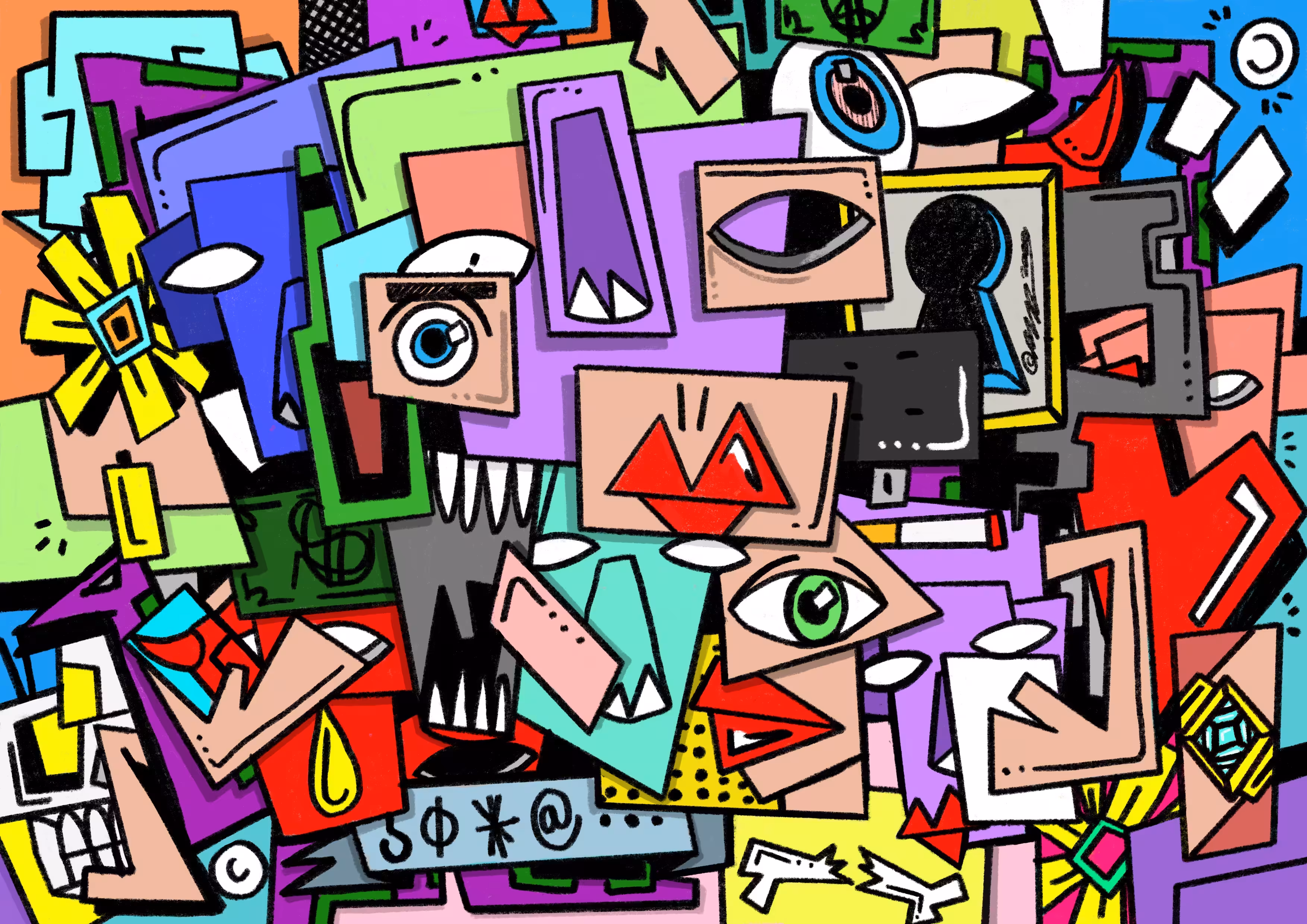 "Composition Kubik n°1" • © 2020