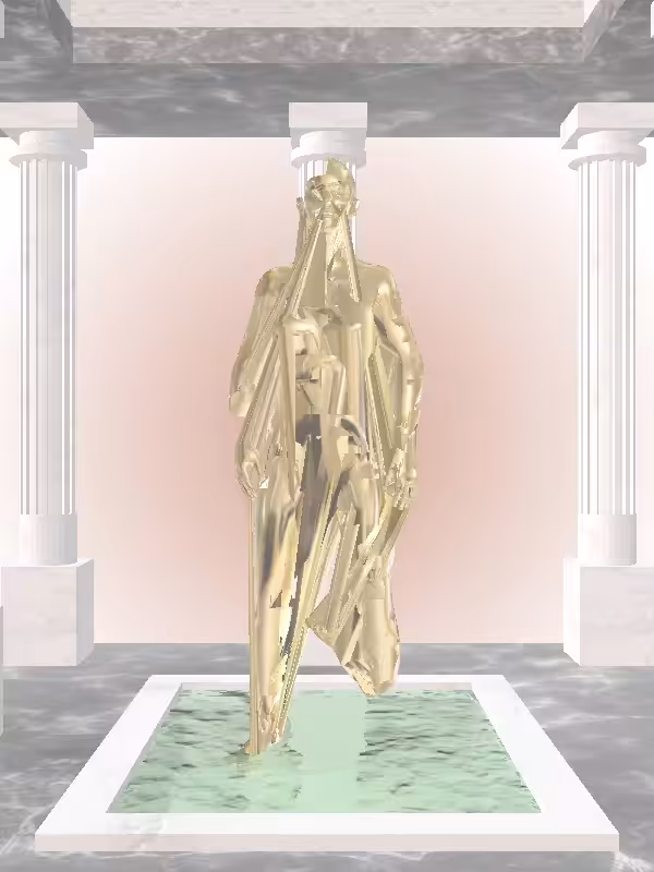 The Indifferent Fool's Gold Woman #6422