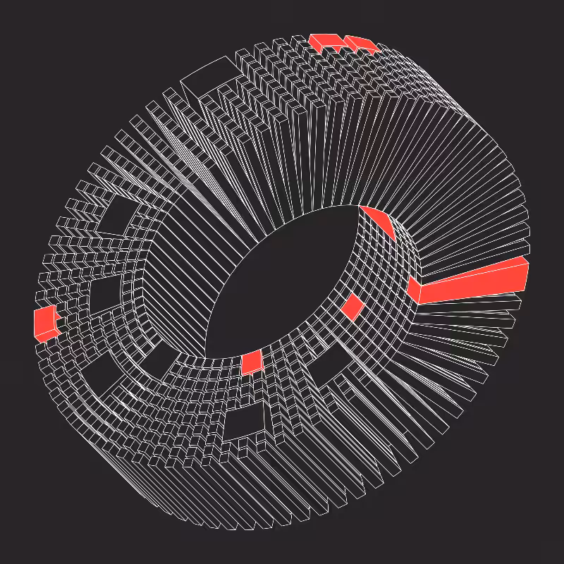 Ex Mobius (Neon Red) #22