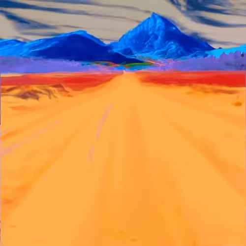 Generated Glitch Landscape #9