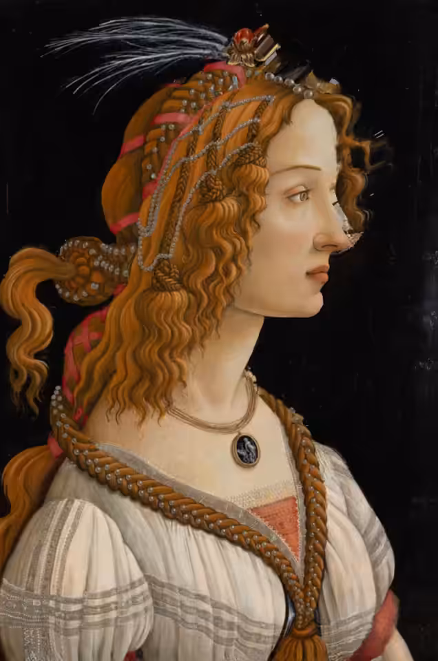 Women in Art Animated No 3 - Sandro Botticelli, Portrait of a Young Woman