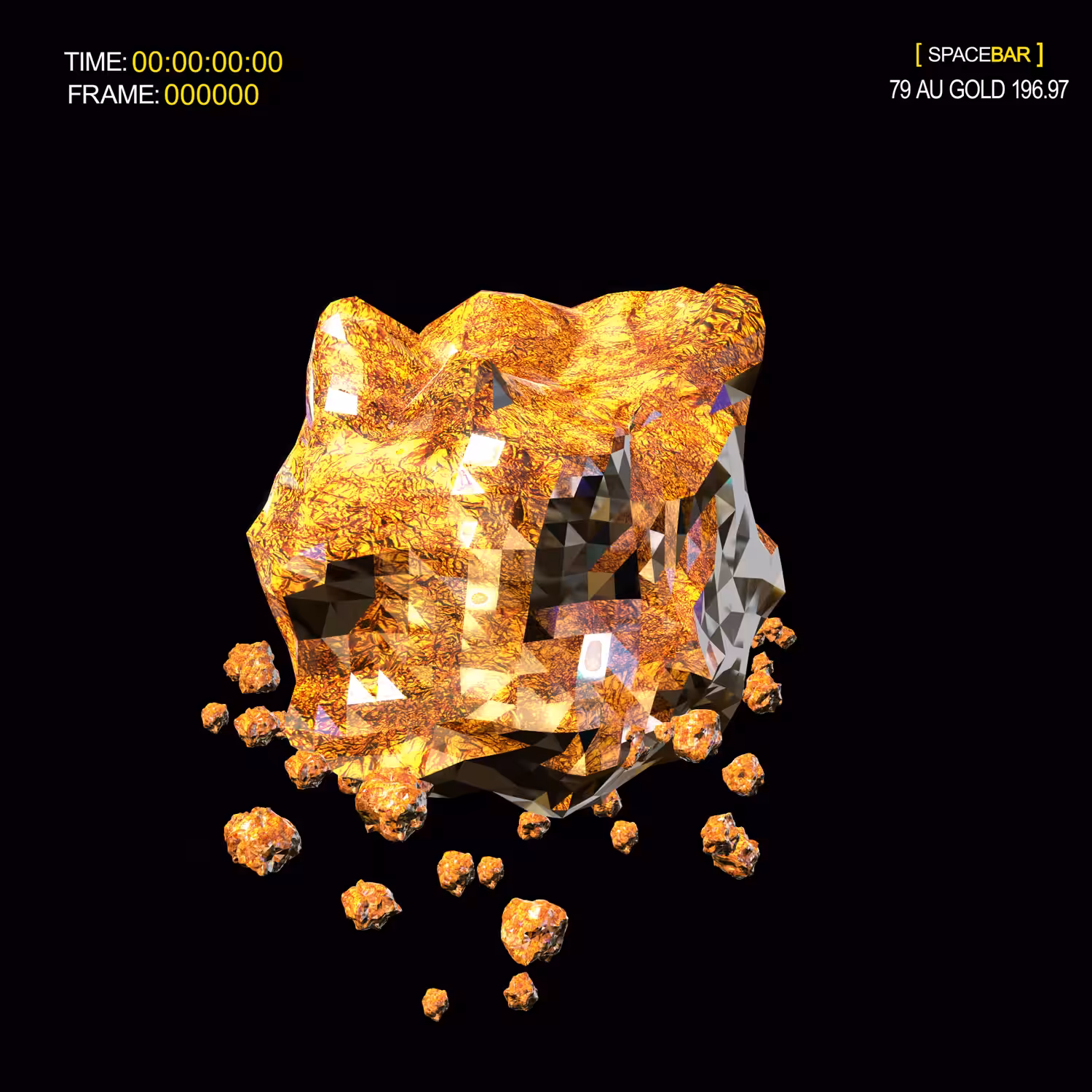 The 12's - #1 "Gold" - 79 AU Gold 196.197