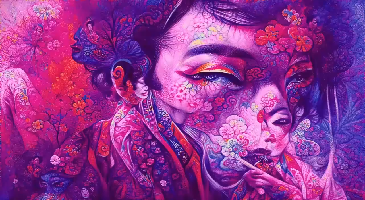Psychedelic Blossoms Trip