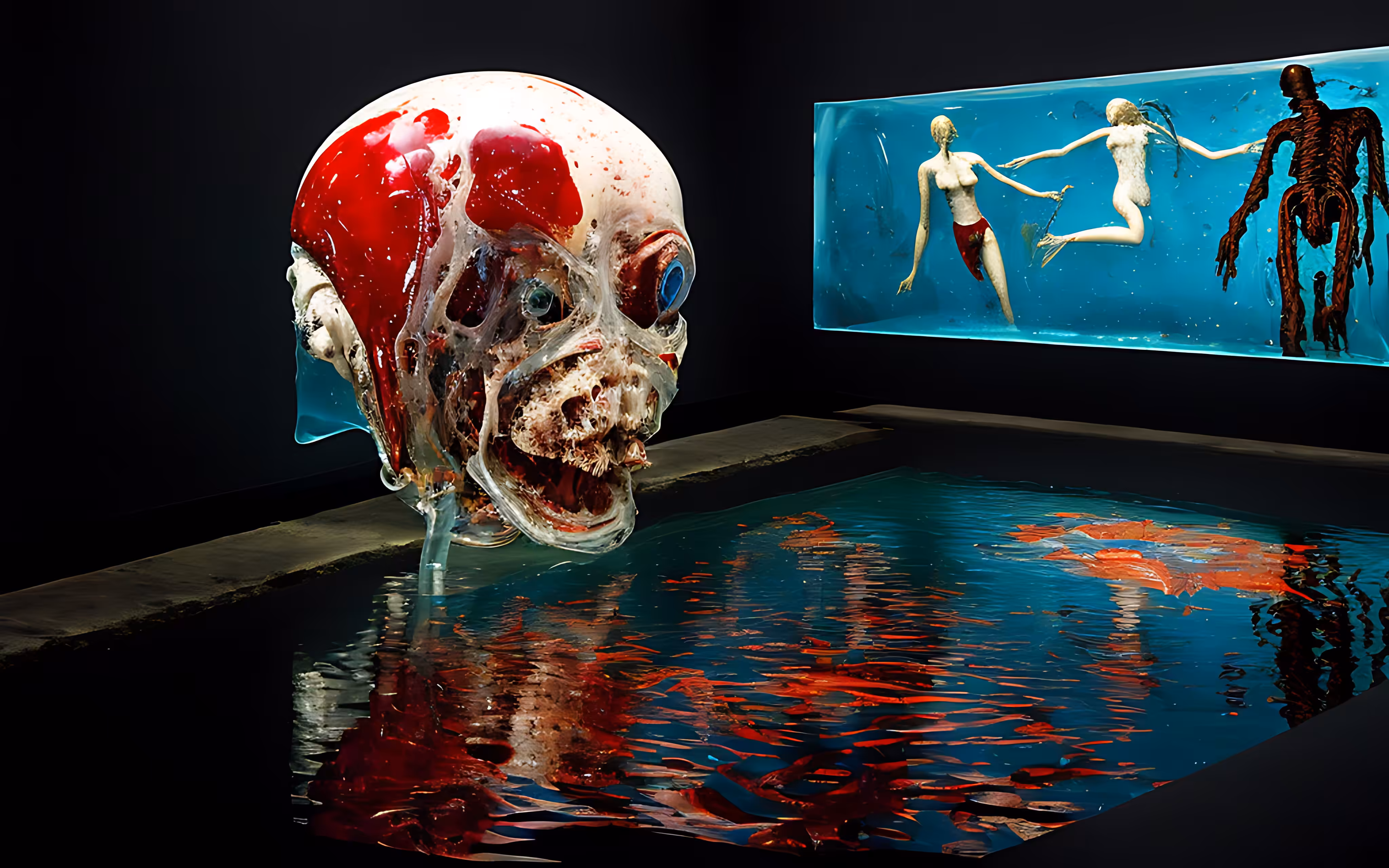 "Skulls of friends"-55