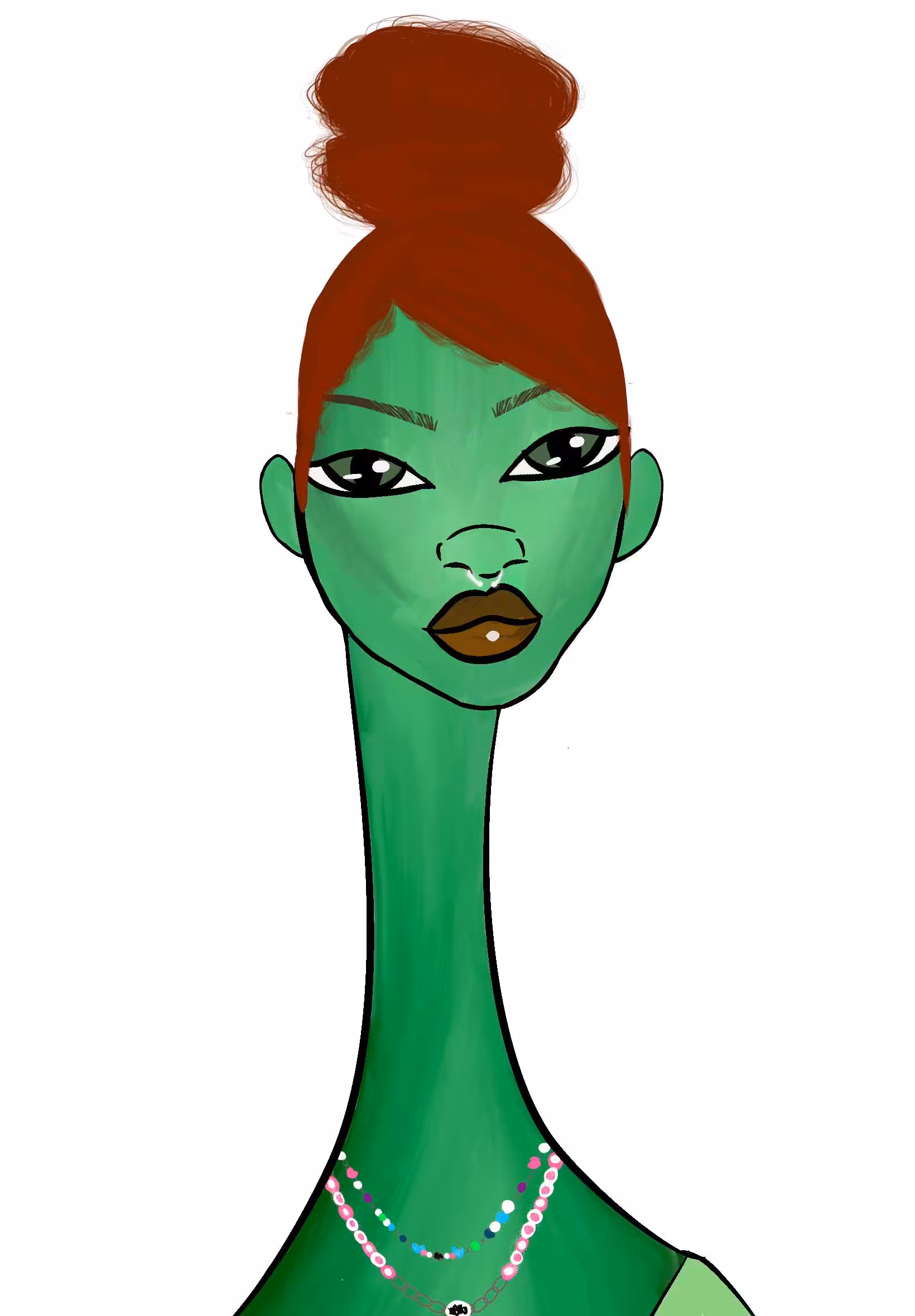 Long Neckie Ladies: Long Neckie Lady #323