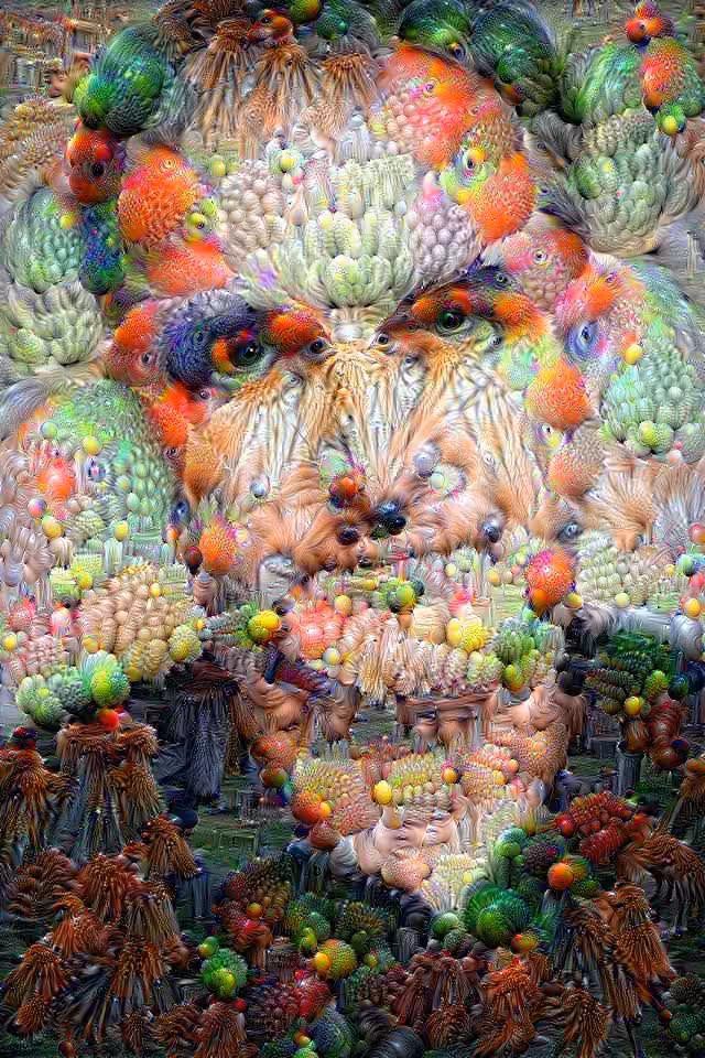 "Self Portrait Deep dream"
