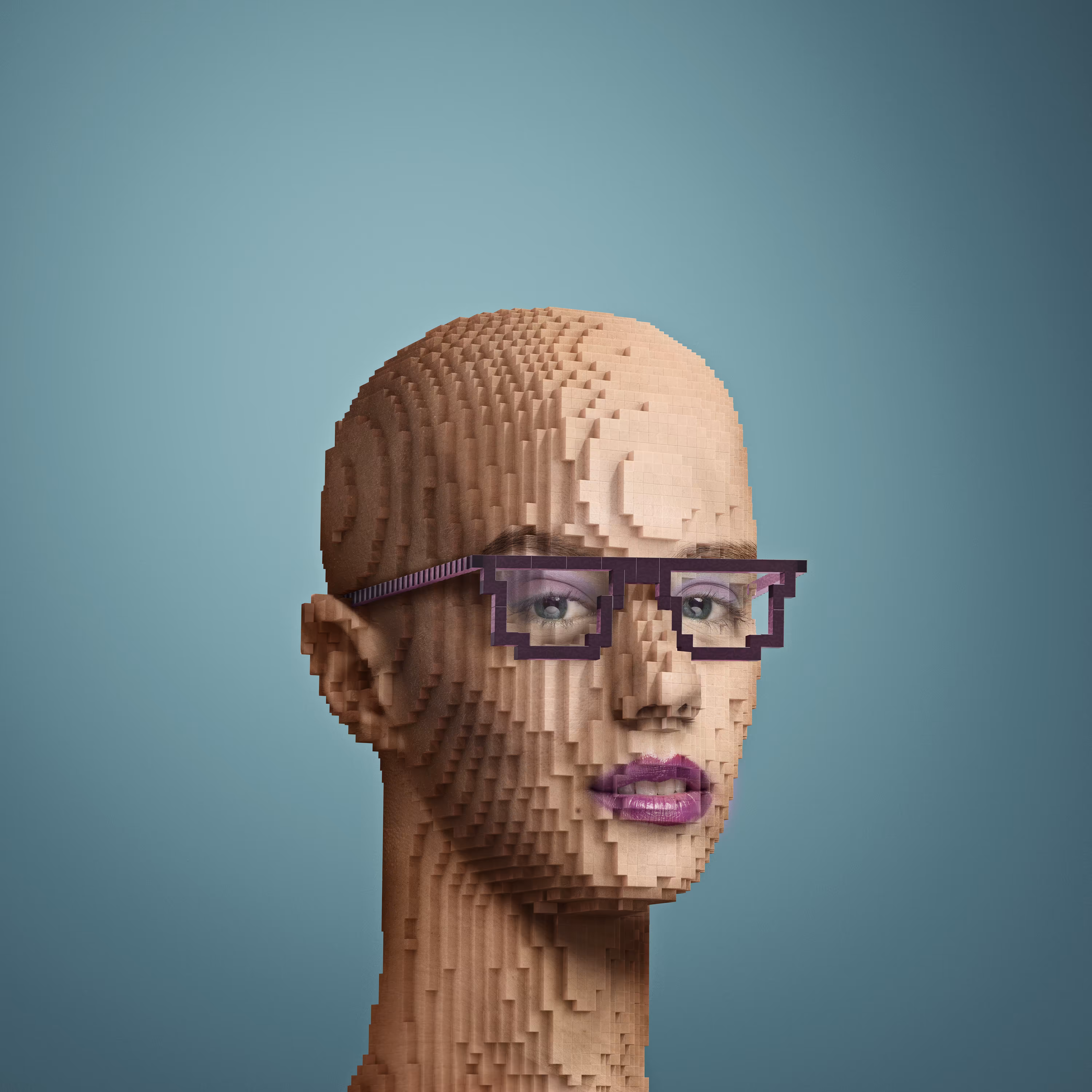 Block Head Punk 040