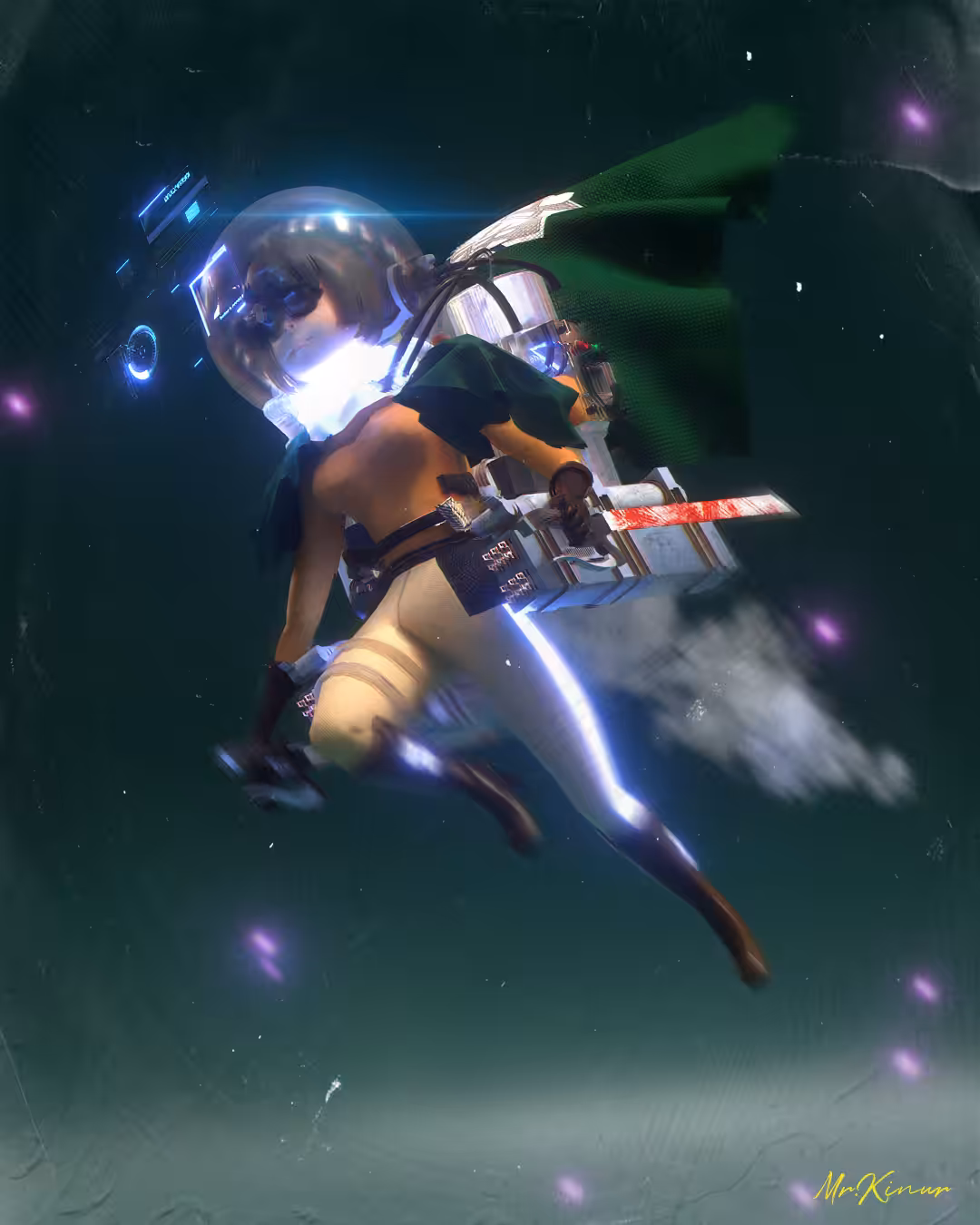 Attack On Titan In Space