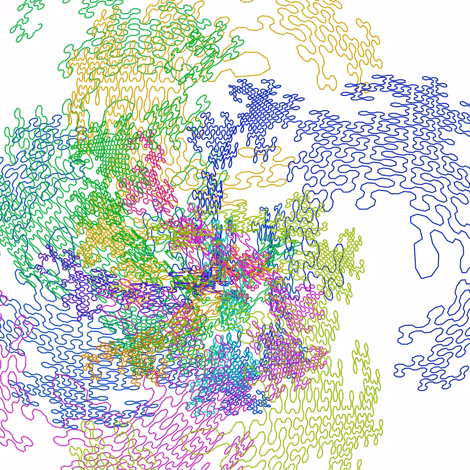 Dragon Curve Vortex #21