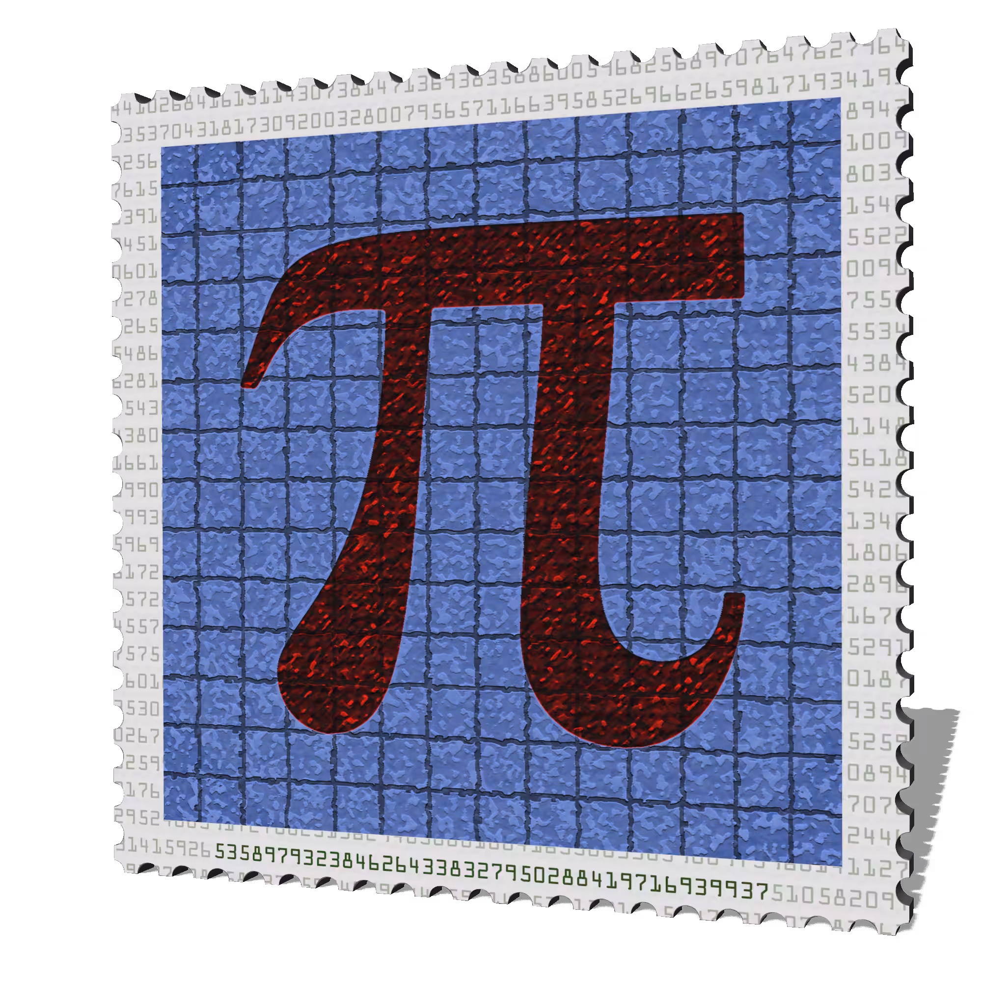 3d pi stamp-tile