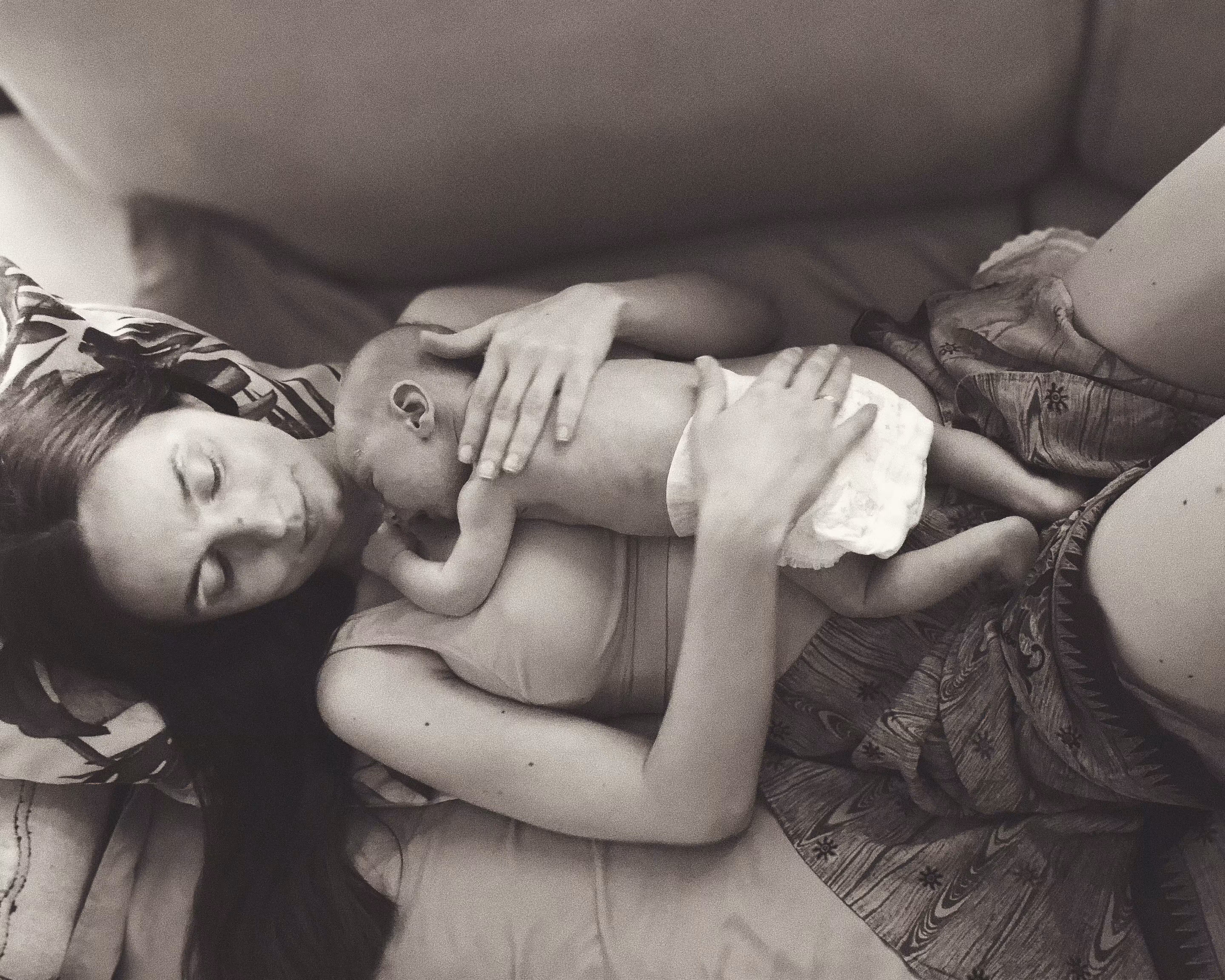 Woman with a baby