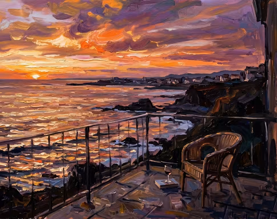 The Happy Valley: Serenity at Sunset