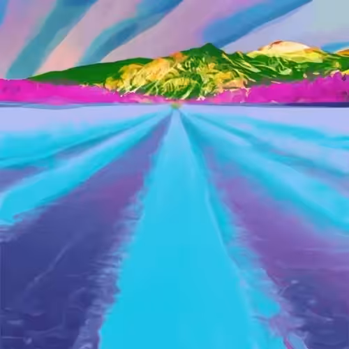 Generated Glitch Landscape #22