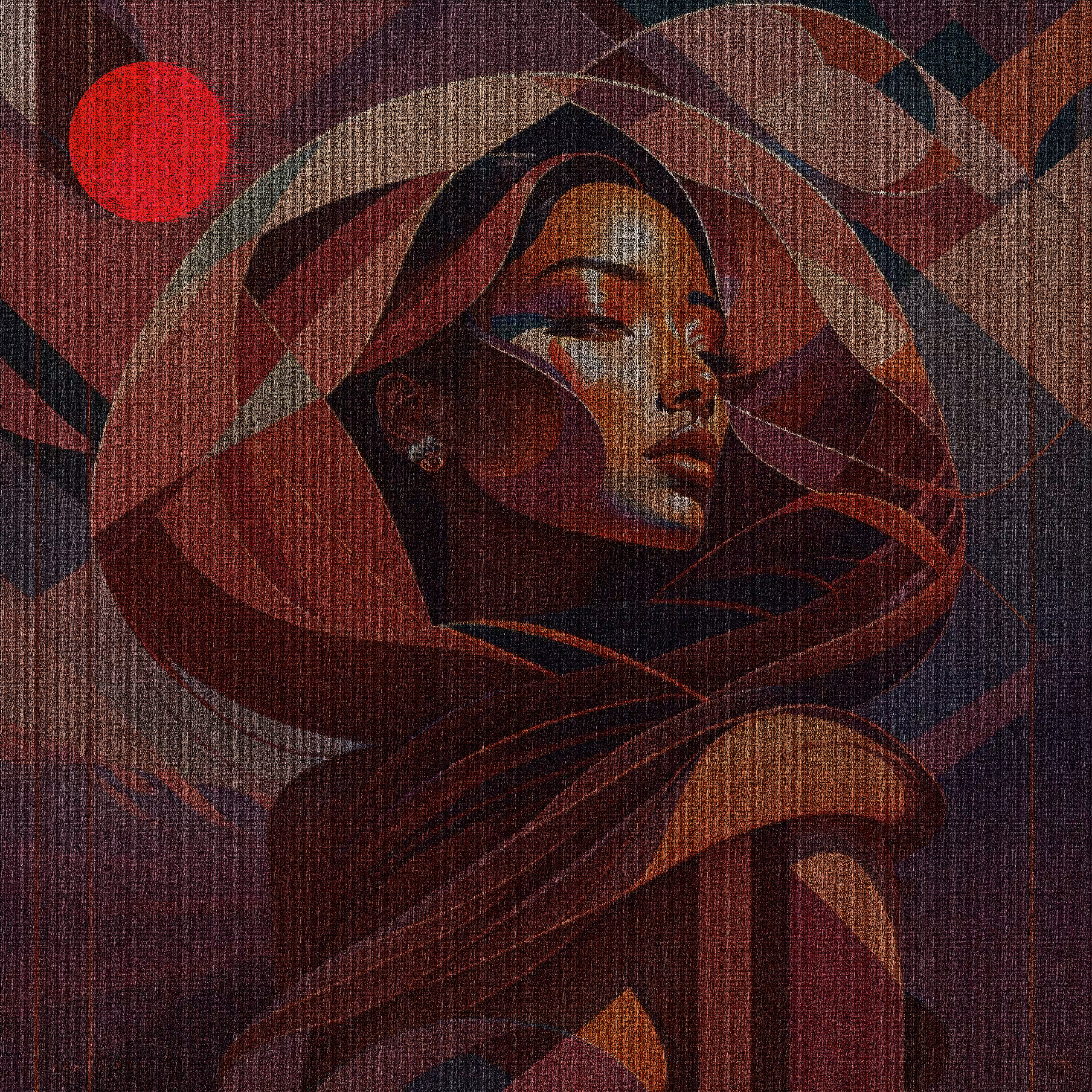 Une femme dans le désert