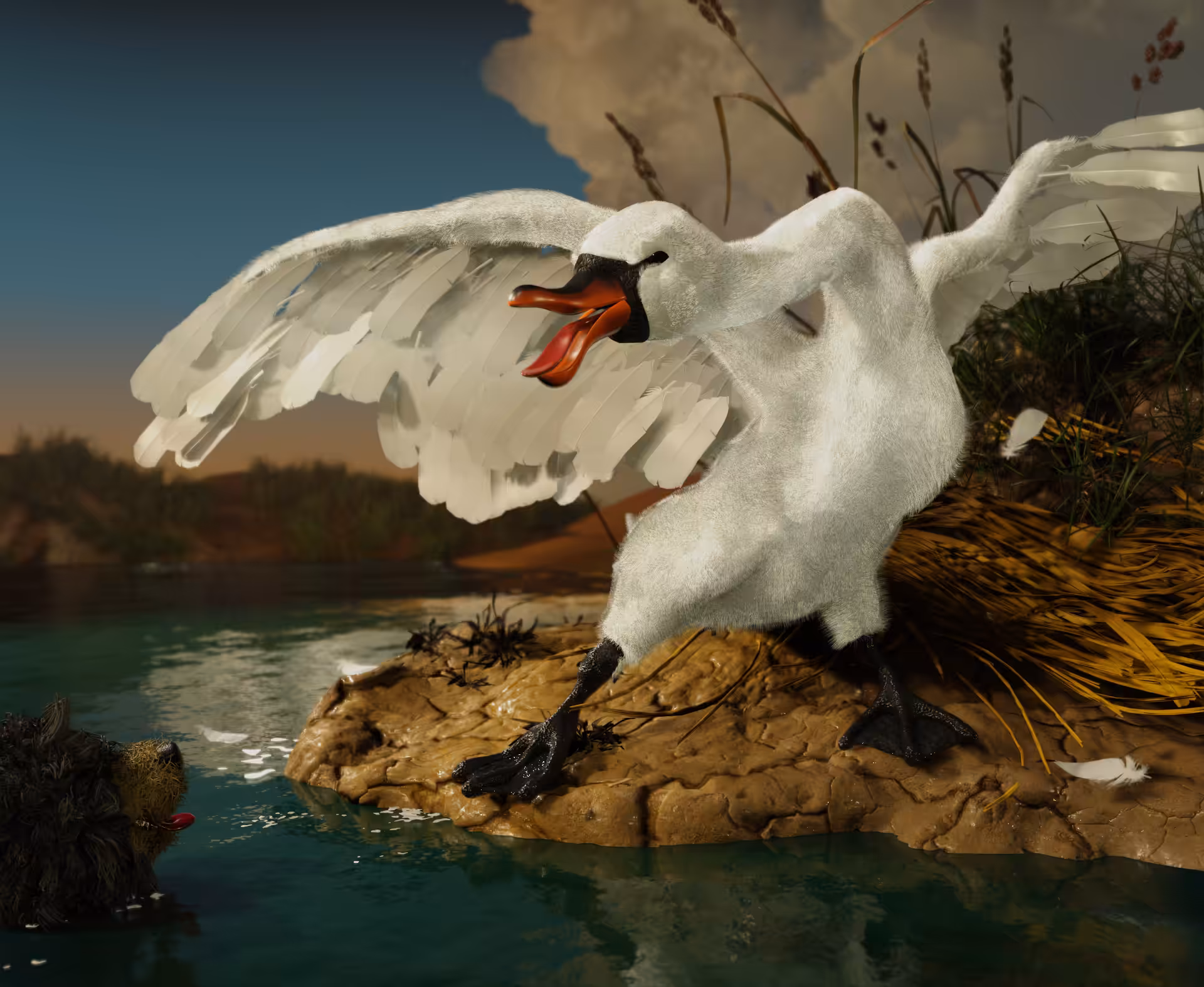 The Exposed Swan