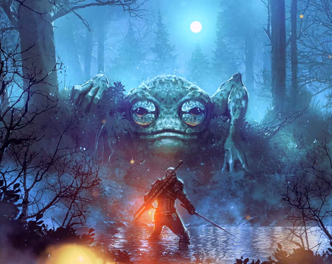 Witcher vs Pepe the Frog
