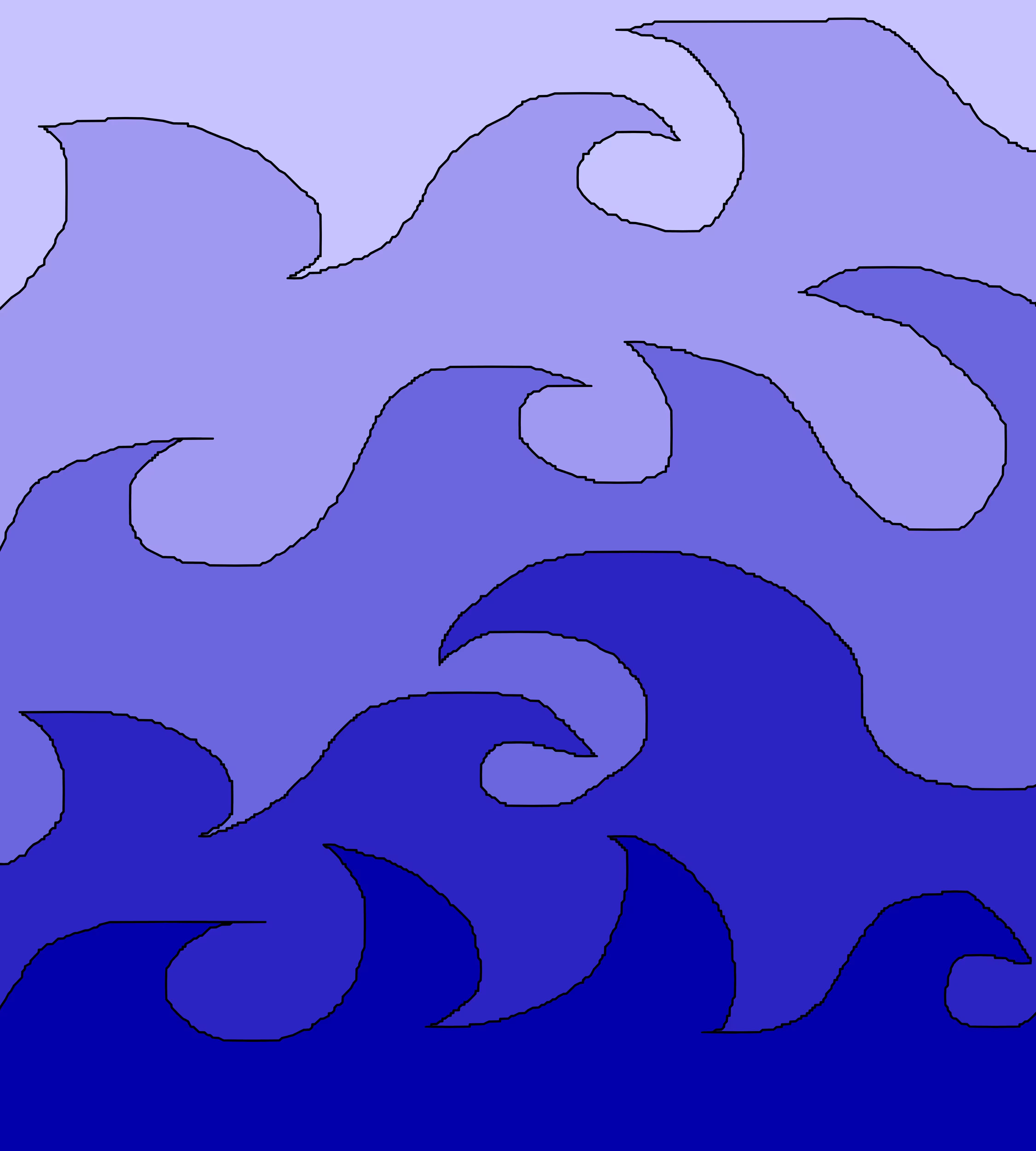 High waves