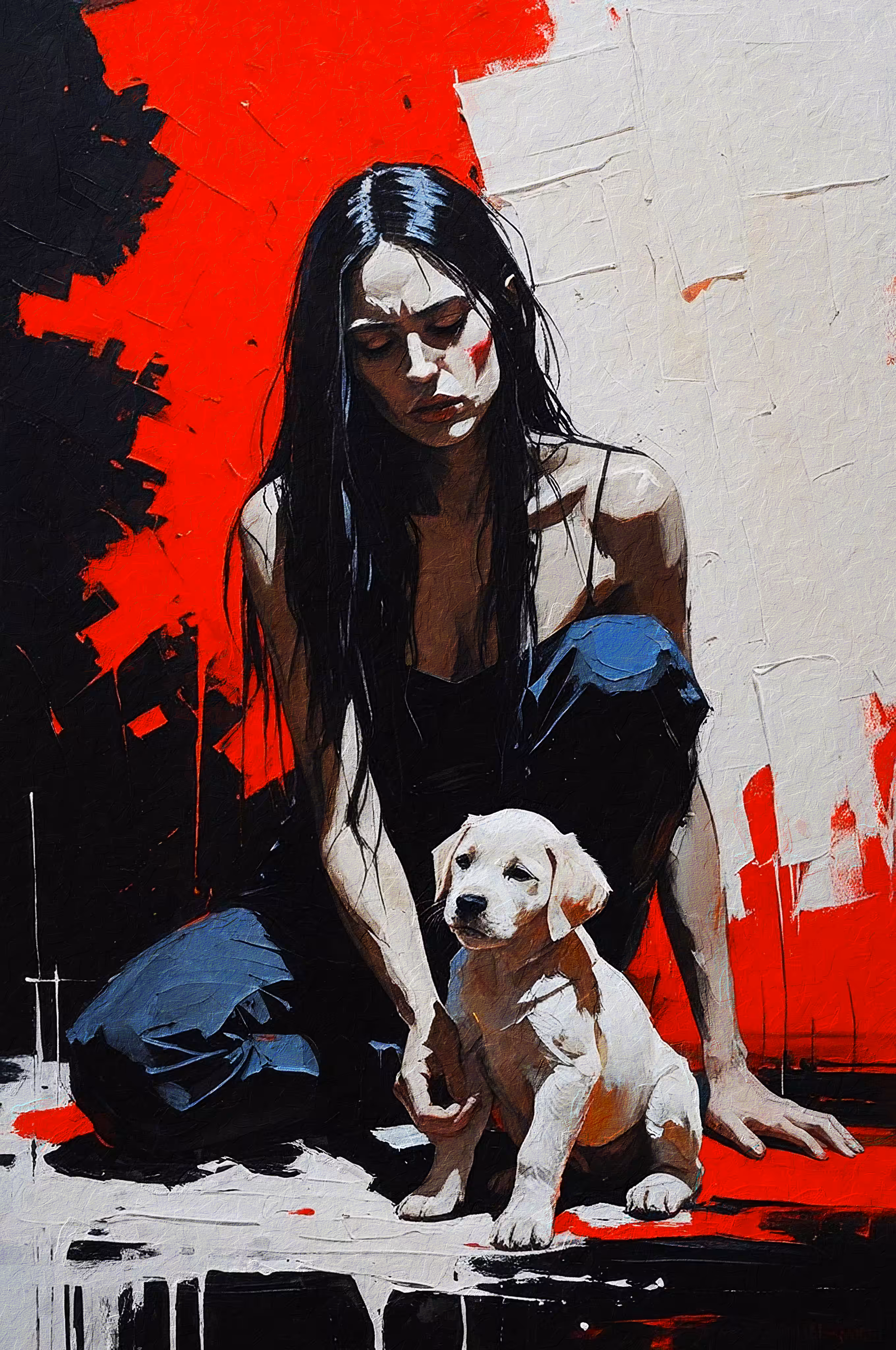 ART: A fragile heart in a hard world.