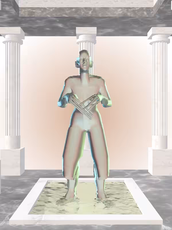 HeavenComputer: The Old Chatoyant Amazonite Woman #2520