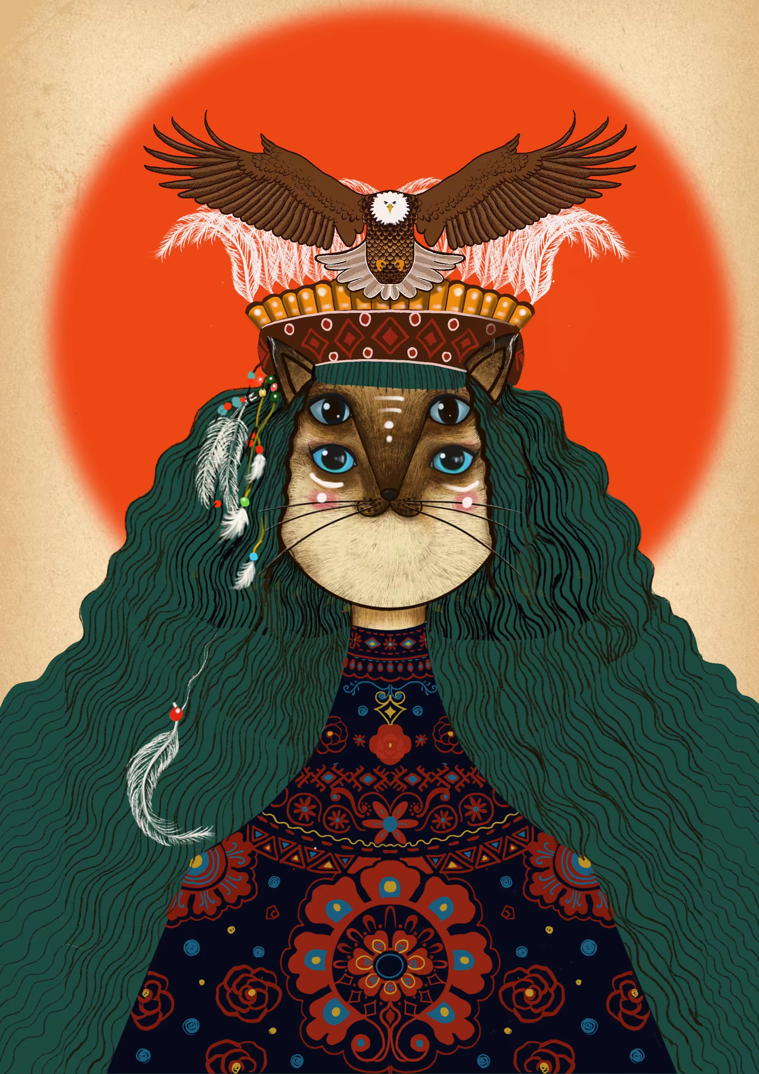 bohemian cat .No.5