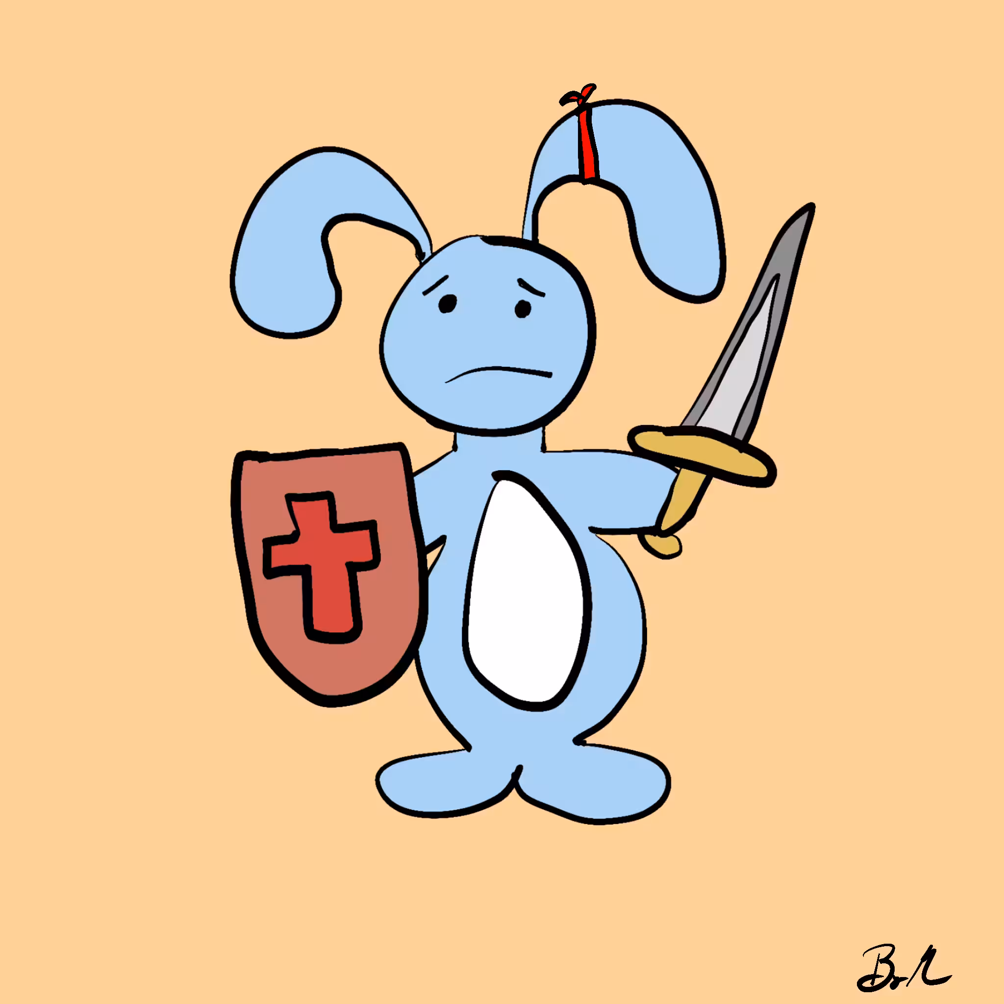 #7 Harold, the Cowardly Rabbit