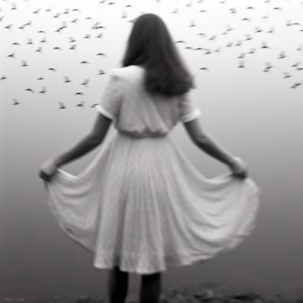 As a bird