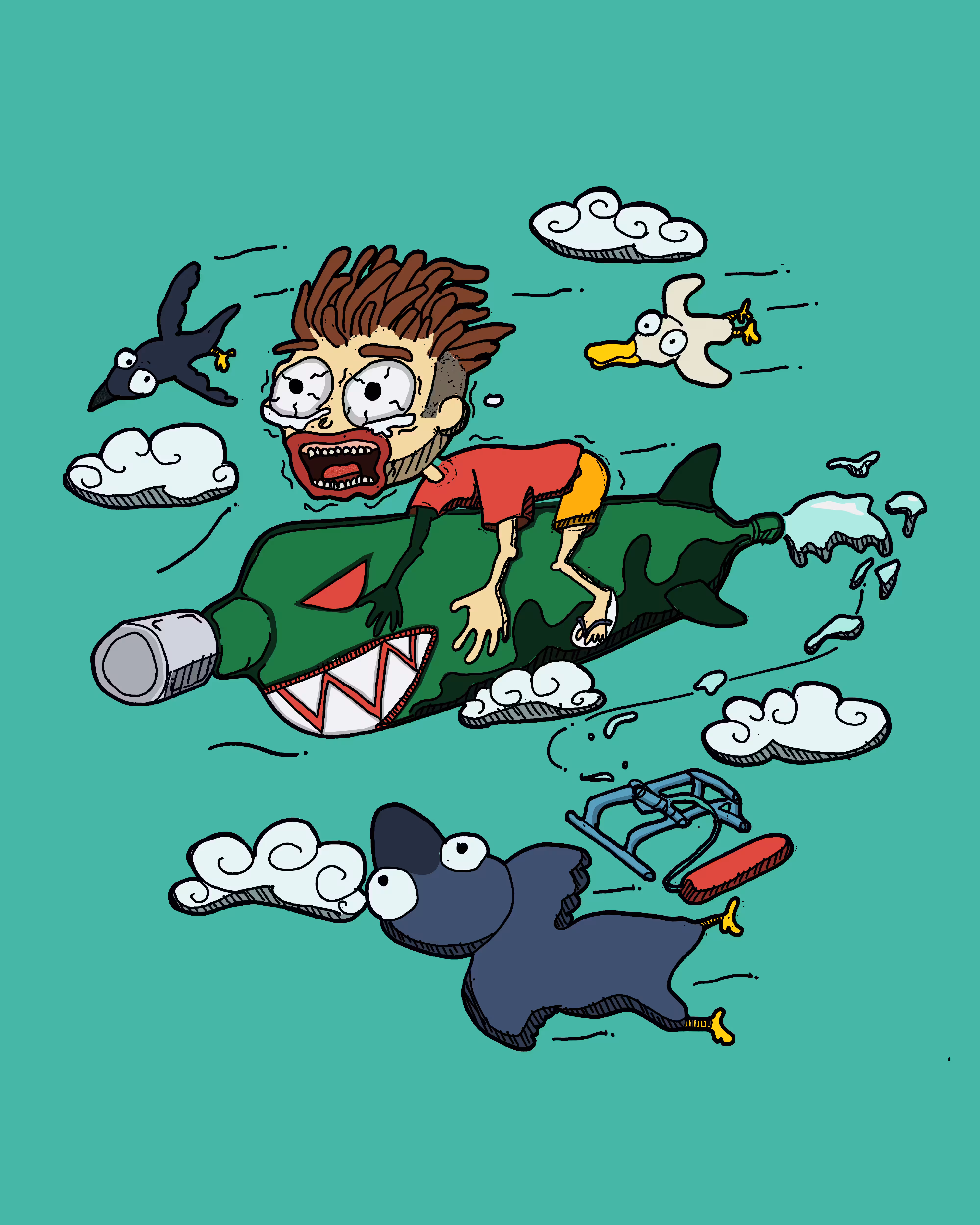 Fly like crazy