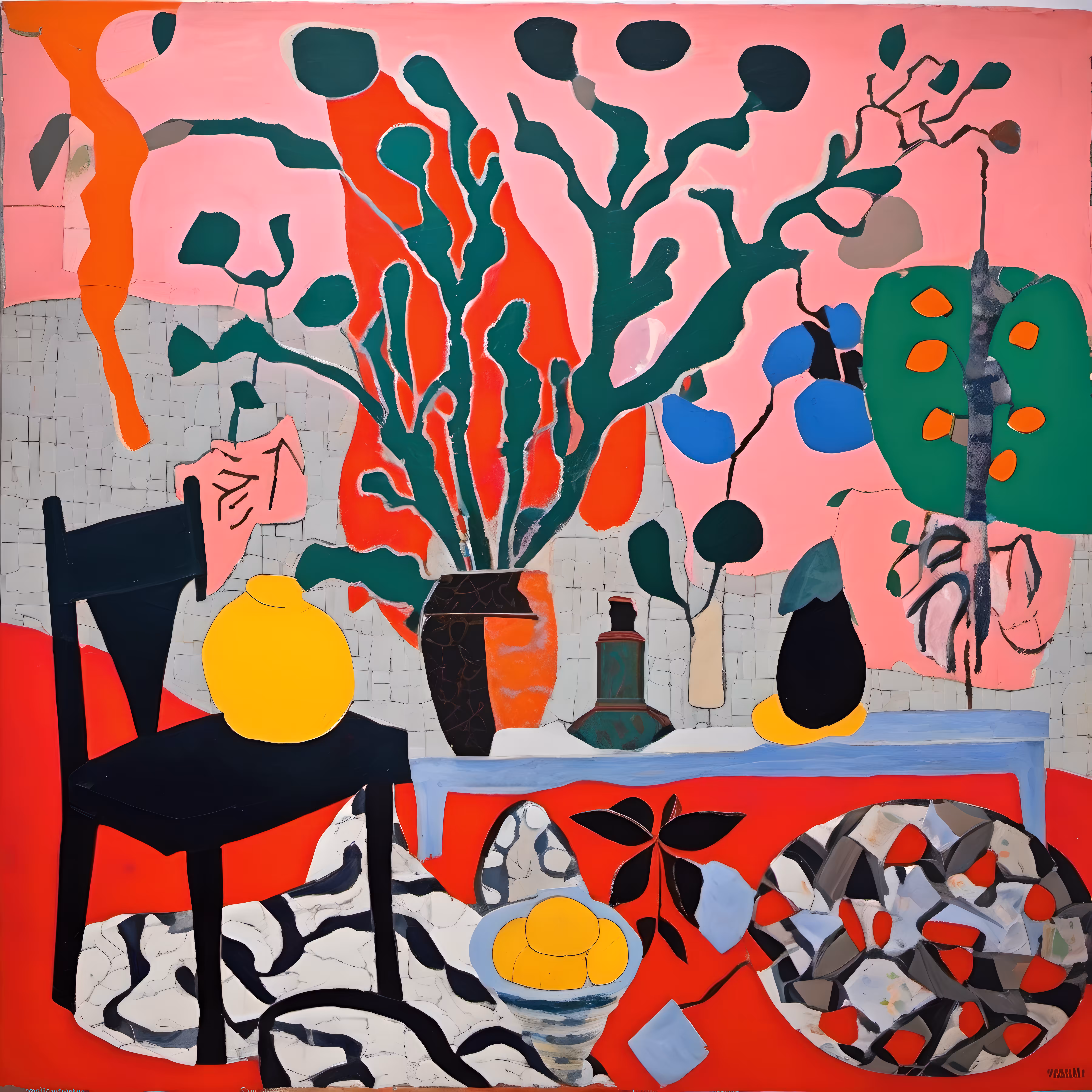 Still Life with Plants