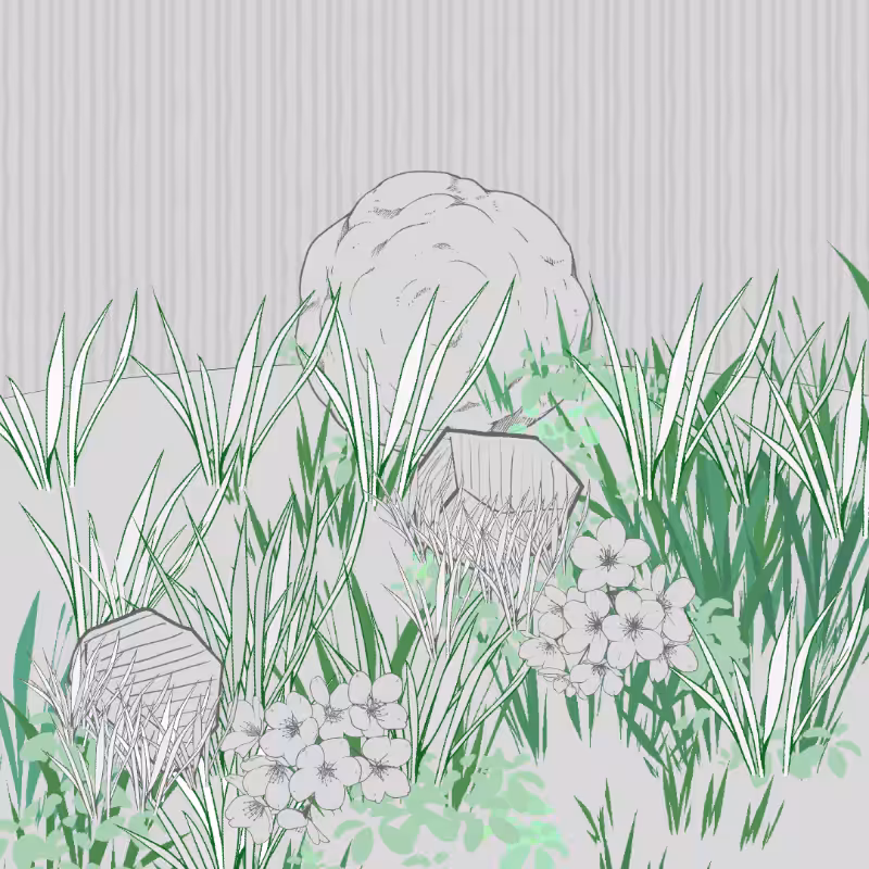 Wild Grass and Rubble #139