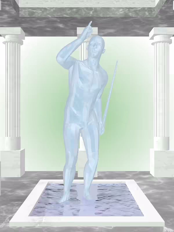 HeavenComputer: The Fragmented Arguing Ethereal Blue Man #4352