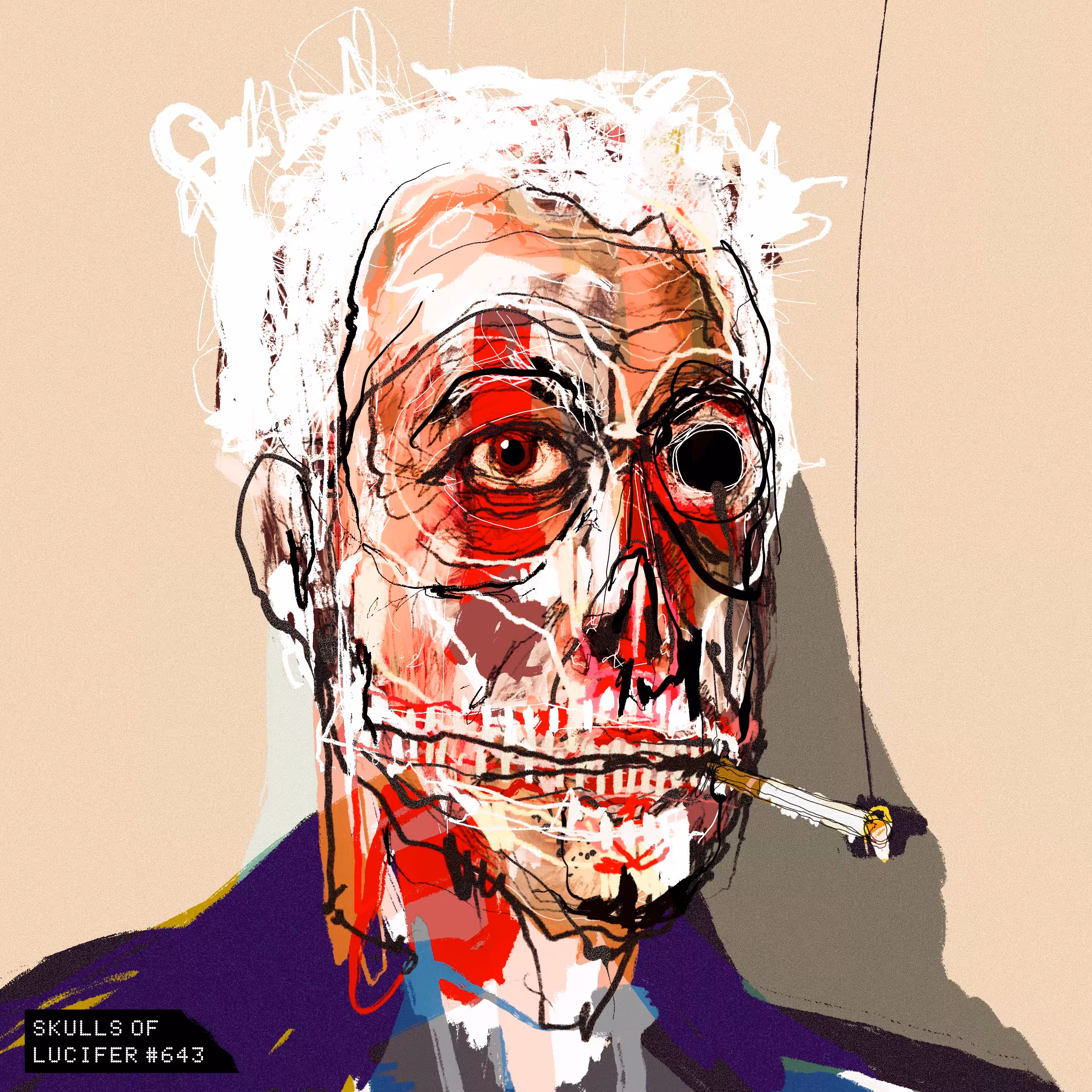 SKULLS OF LUCIFER: Random as Hell (1): Bourdain's Pain Is Your Vain Slain Gain 6 course Sinna-Dinna-Marinkydinkydoo Woppity Doobie Scotch