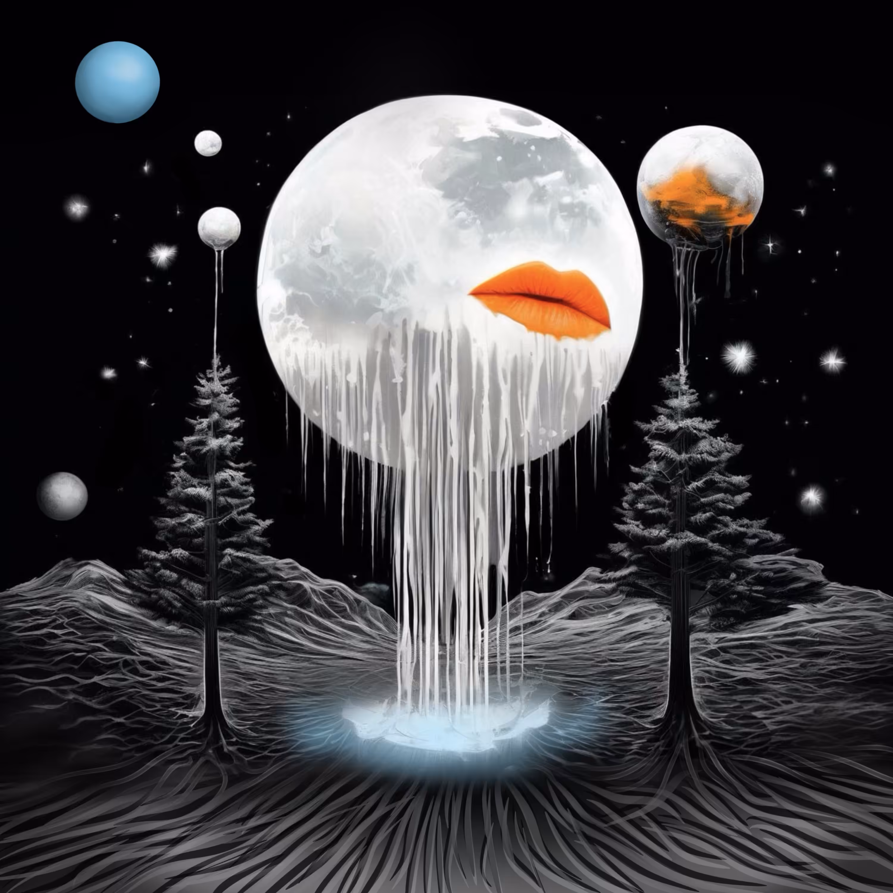 Orange Moon: She's the Moon