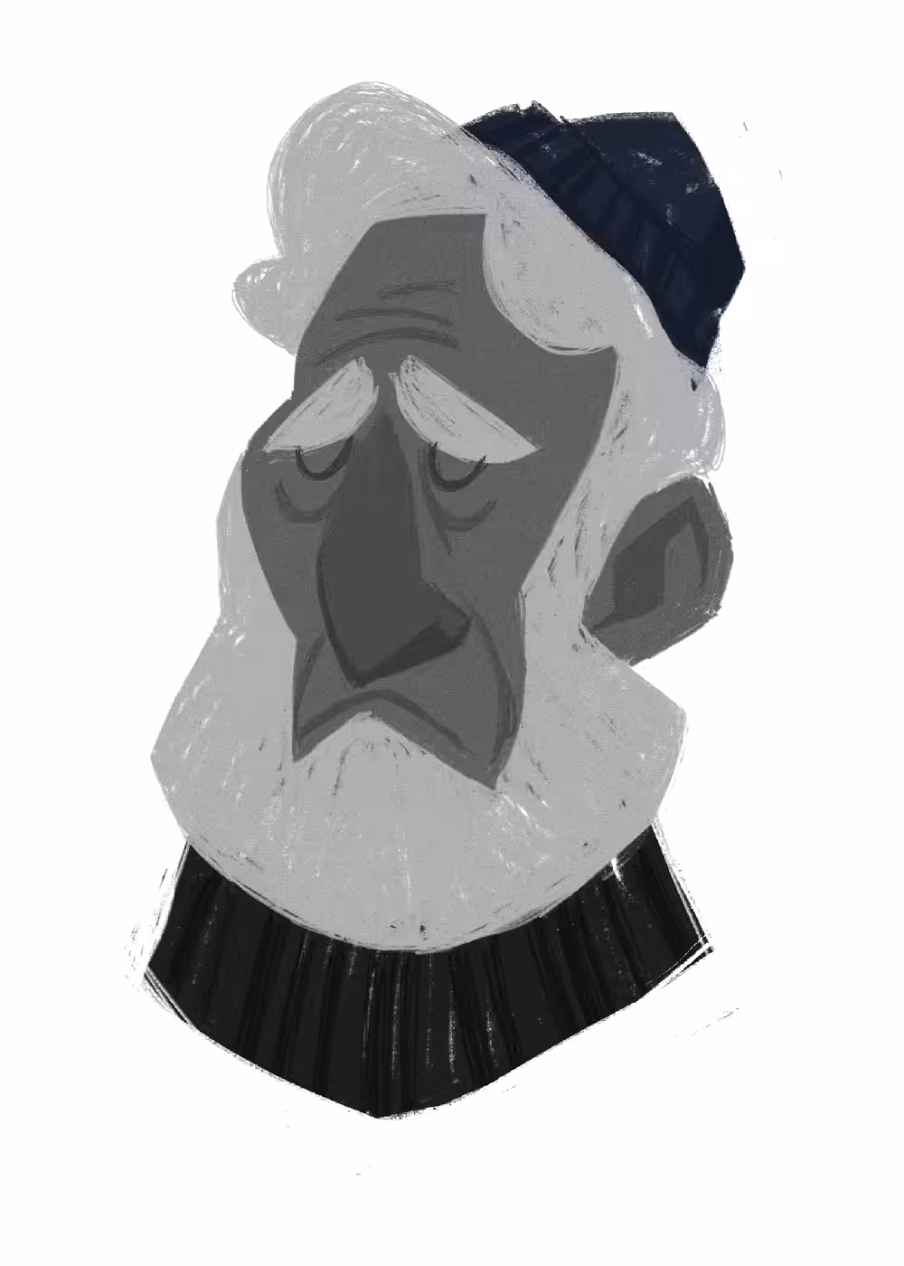 Sad old sailor