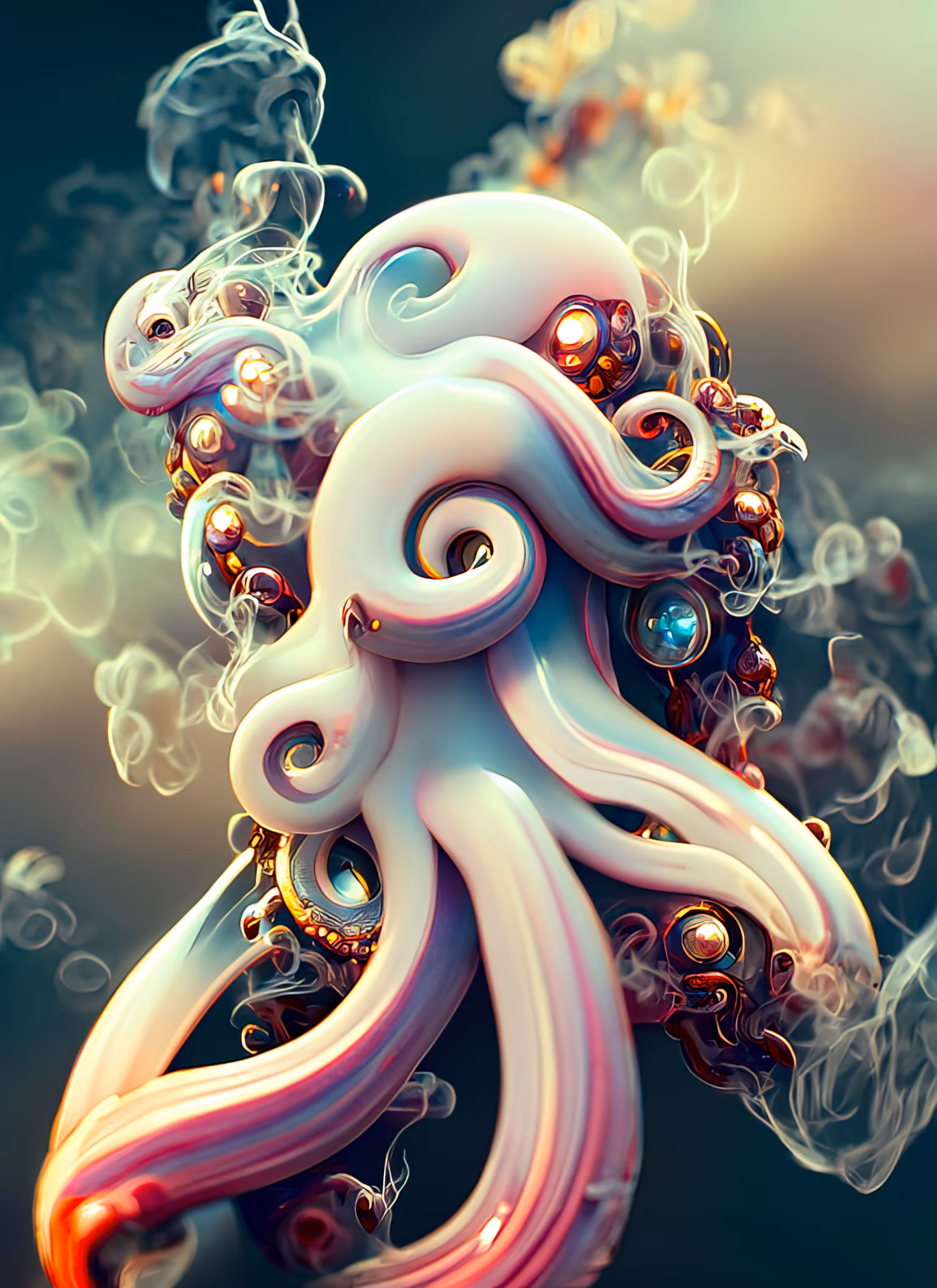 Cosmic squid