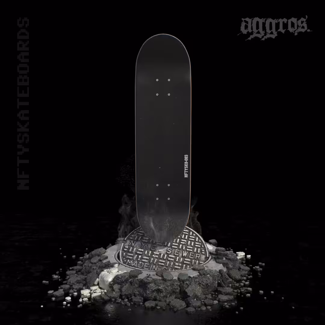 nftyskateboards NFT#083 - "AGGROS - City Kids"