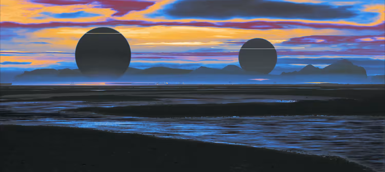 BLACK DESERT SUNSET