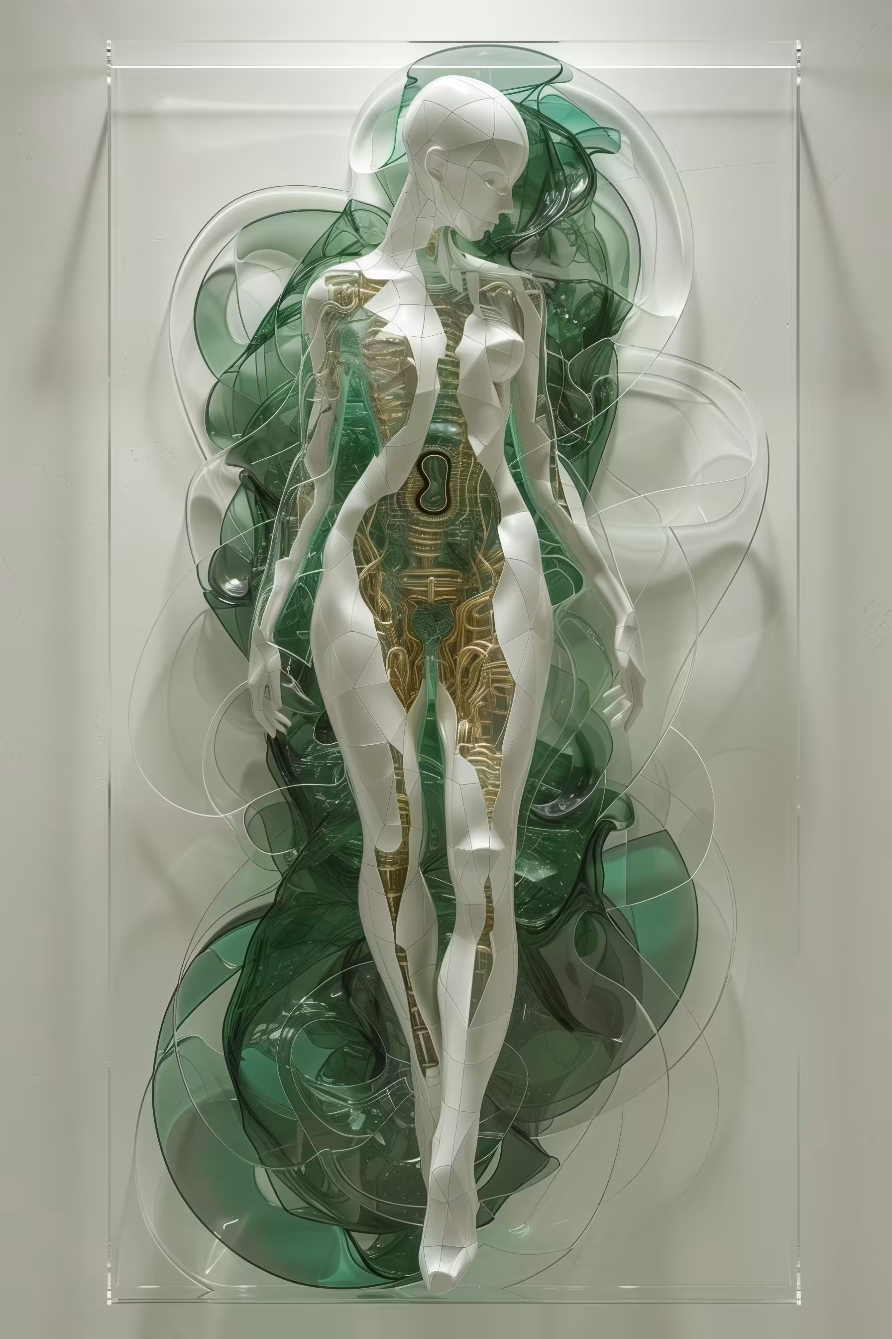 Human Woman Study Model