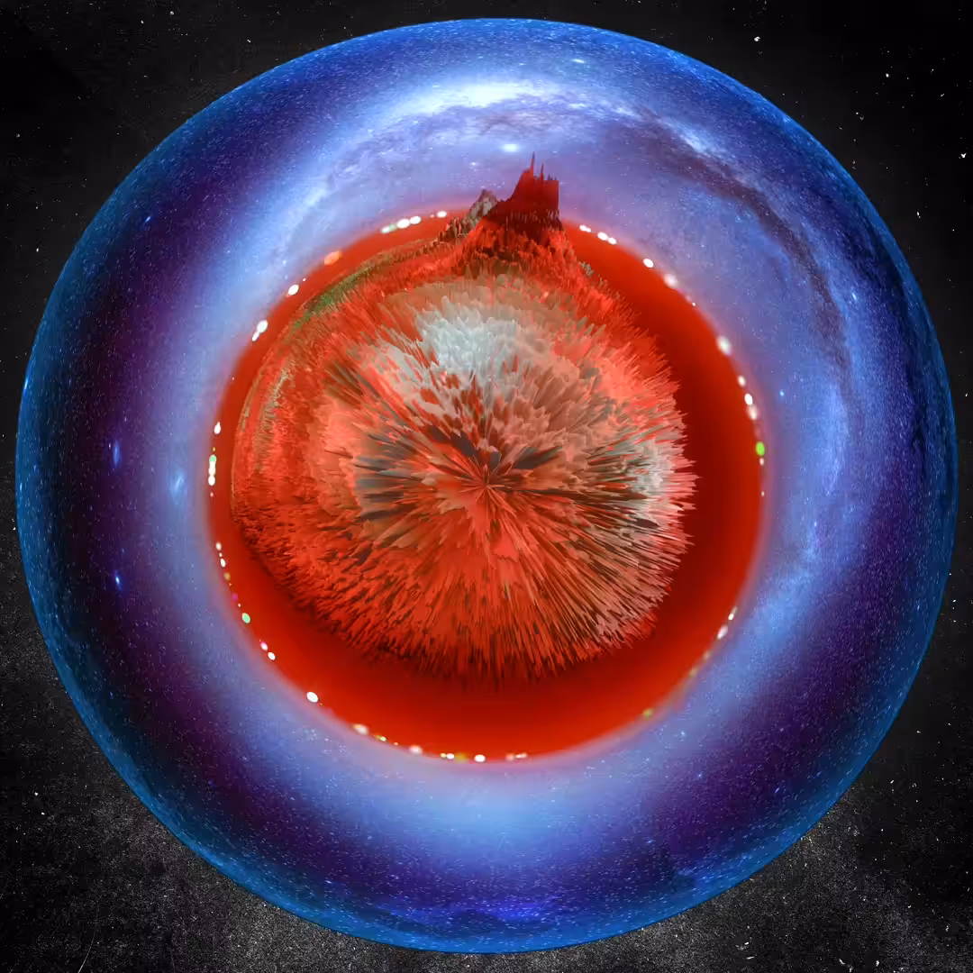 Ruby territory (Generative Trippy Crystal)