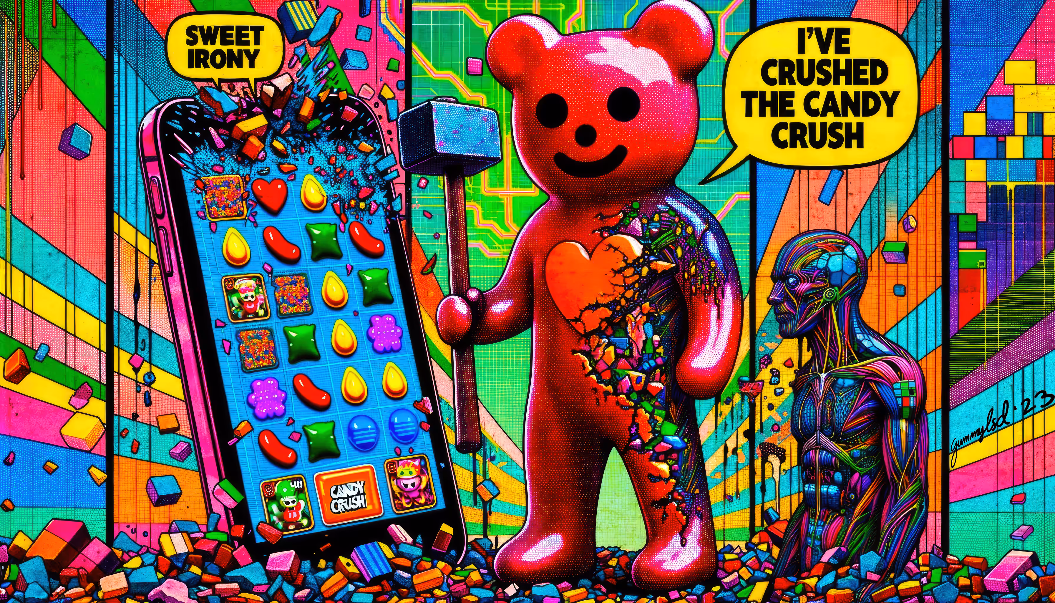 Candy Crushed: LSDGB Comic #23 (Beardrop)