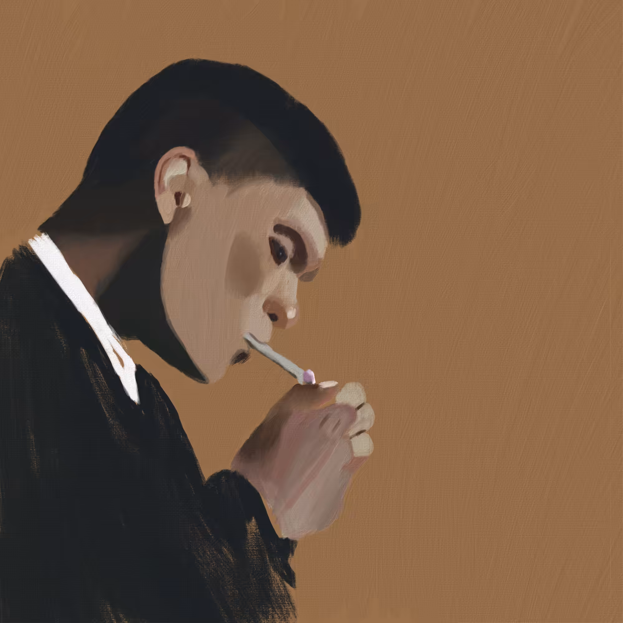 Tommy Shelby smoking
