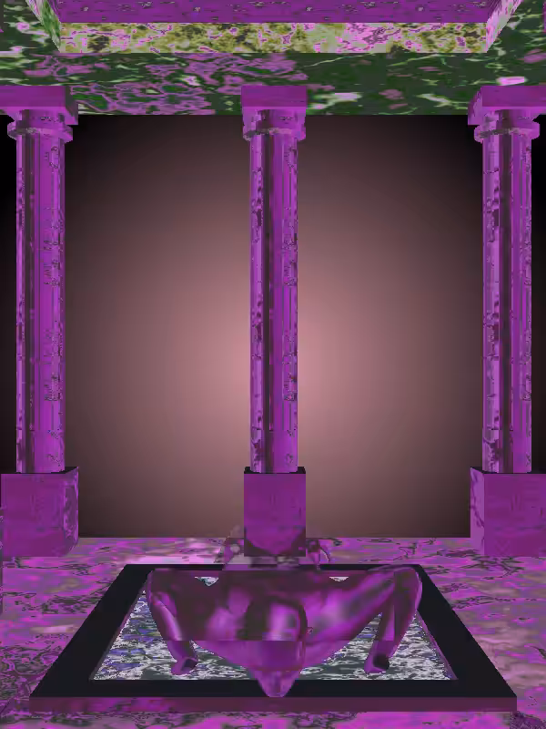 HeavenComputer: The Fading Athletic Pastel Pearl Man #2401