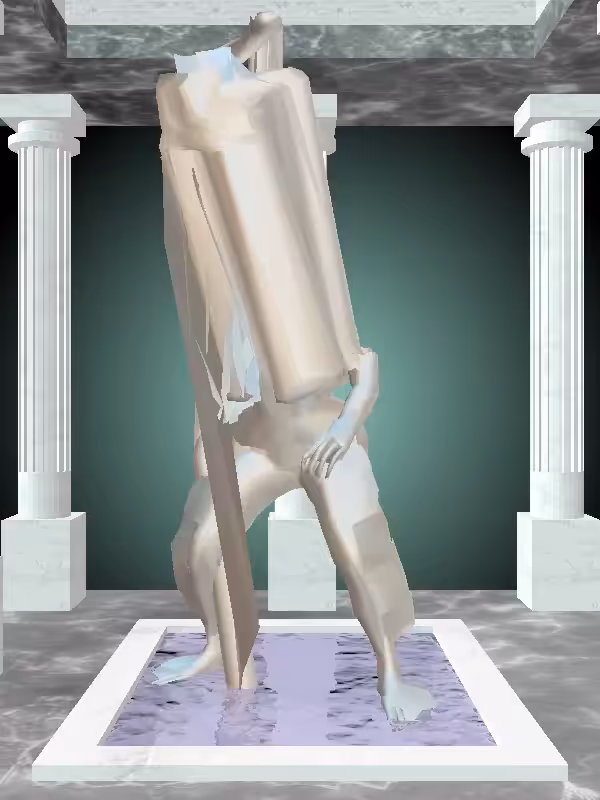 HeavenComputer: The Kicking Silver Haze Woman #6463