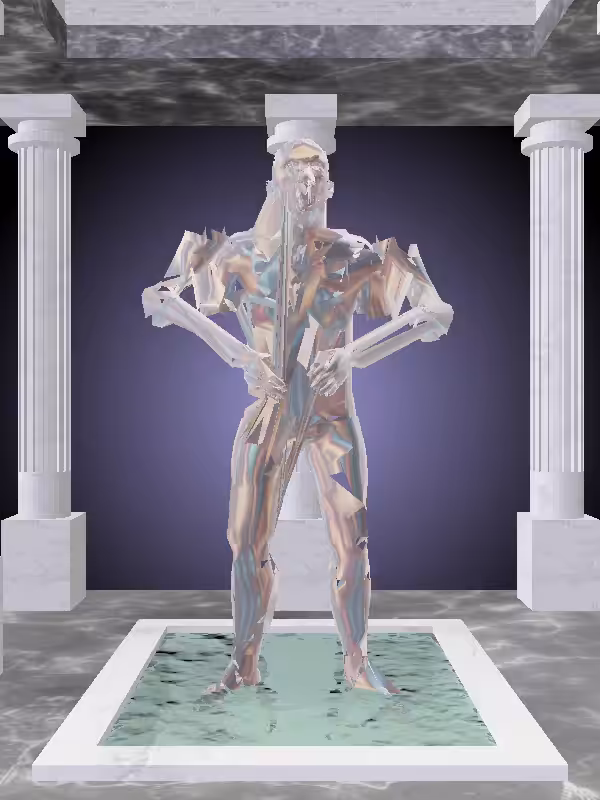 HeavenComputer: The Old Holographic Glow Man #6005