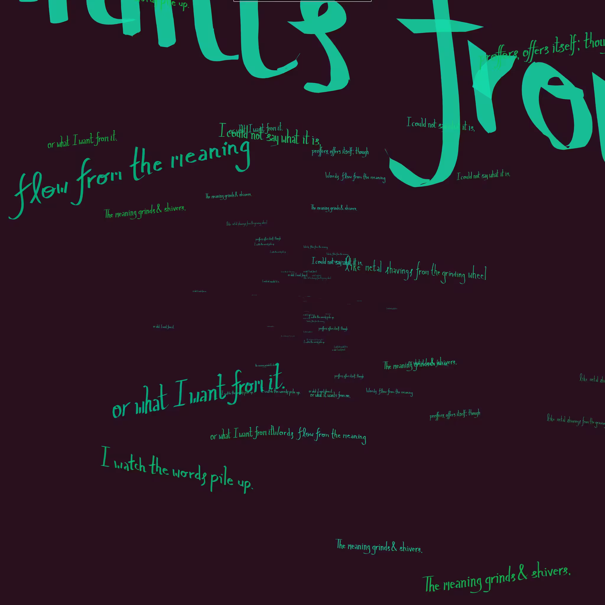 Wordflow #6