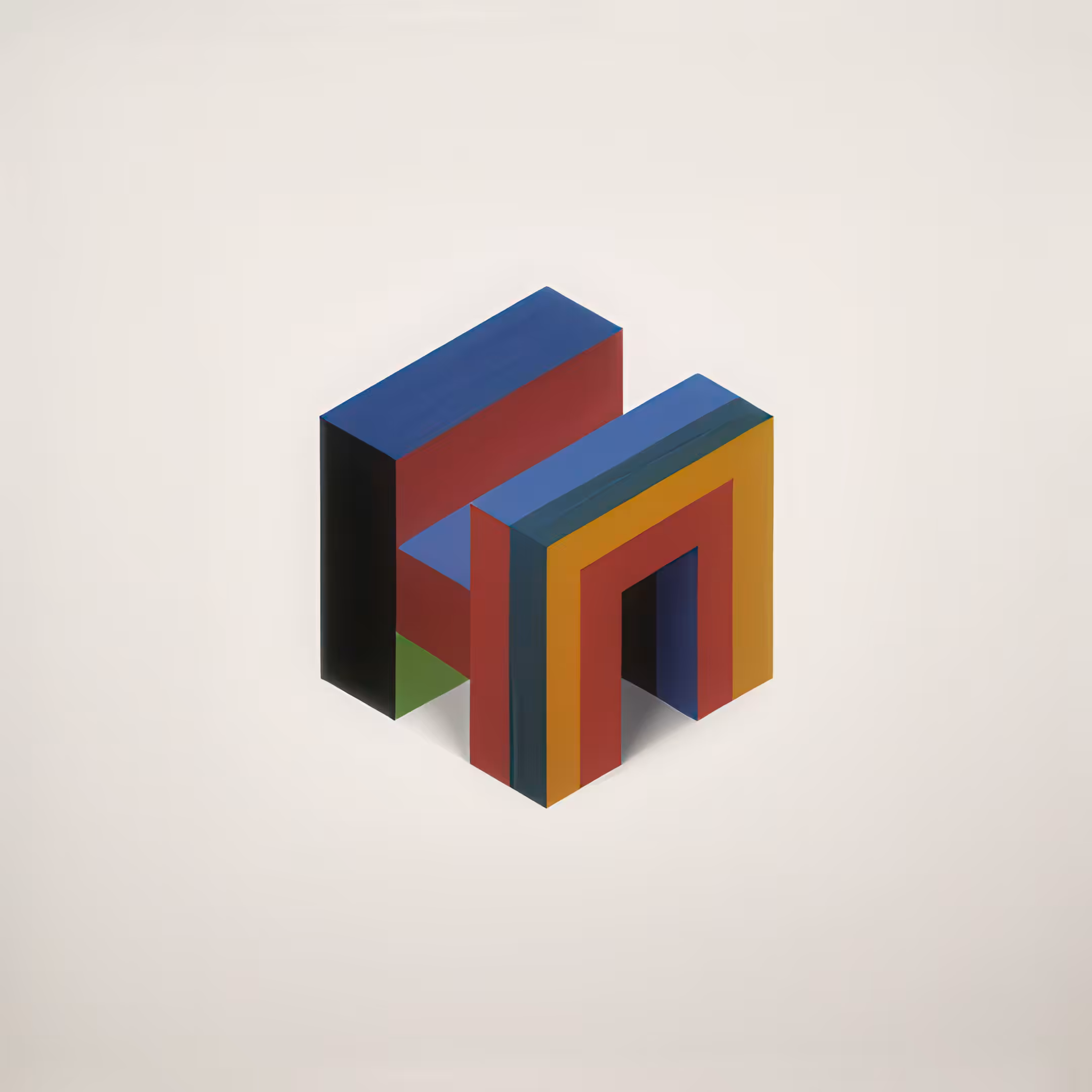 Isometric HeN Token: Sol LeWitt Variant