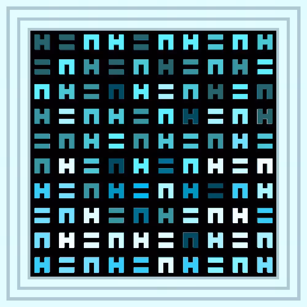 Make Art Not Friends   :: Procedural Symbols (H=N) #514/1000