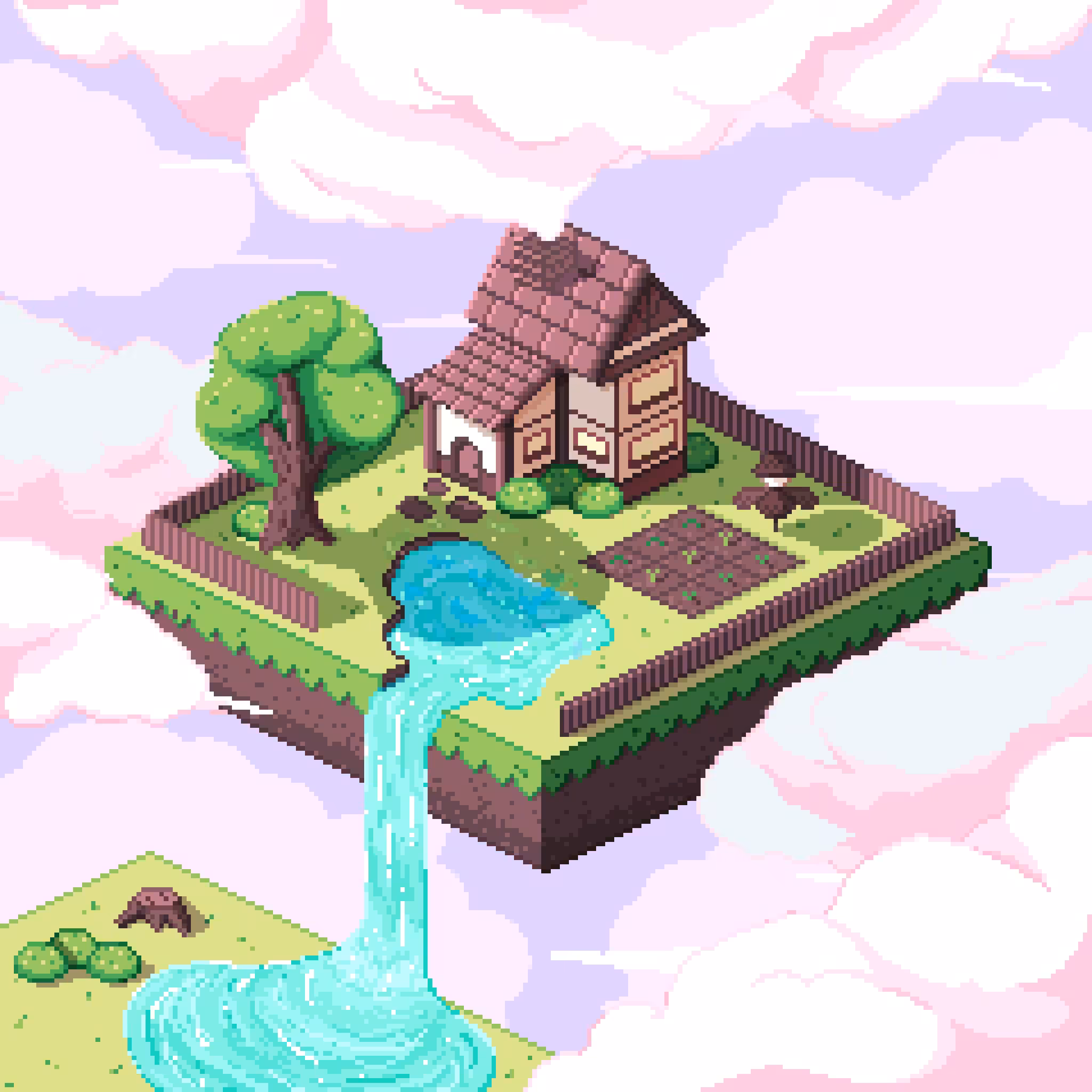House lawn block