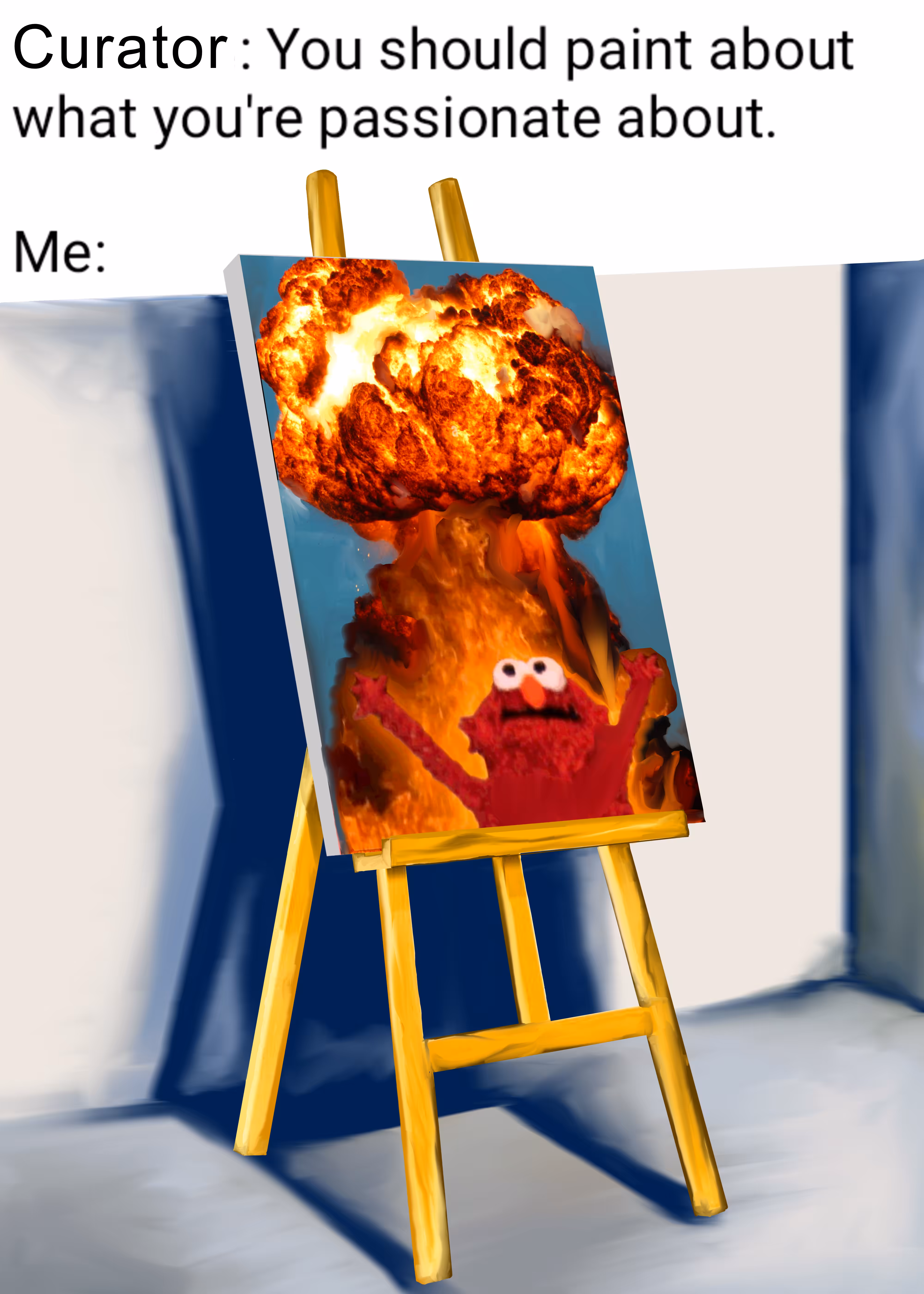I PAINTED MEME