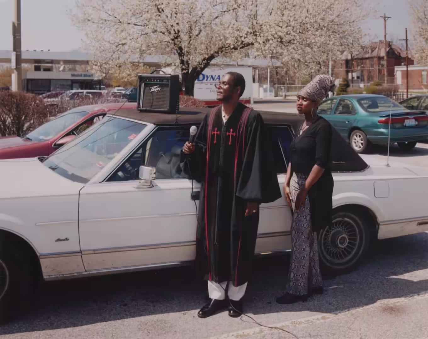  #37 Reverend Cecil and Felica, St. Louis, Missouri by Alec Soth from Dissolutions (Sleeping by the Mississippi)
